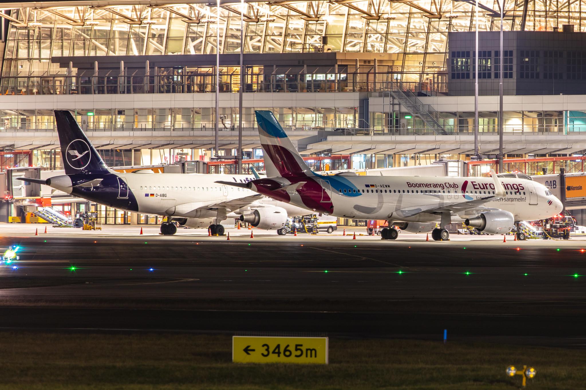 Hamburg Airport: Eurowings (EW / EWG) |  Livery: Boomerang Club Livery |  Airbus A320-214 A320 | D-AEWM | MSN 7259