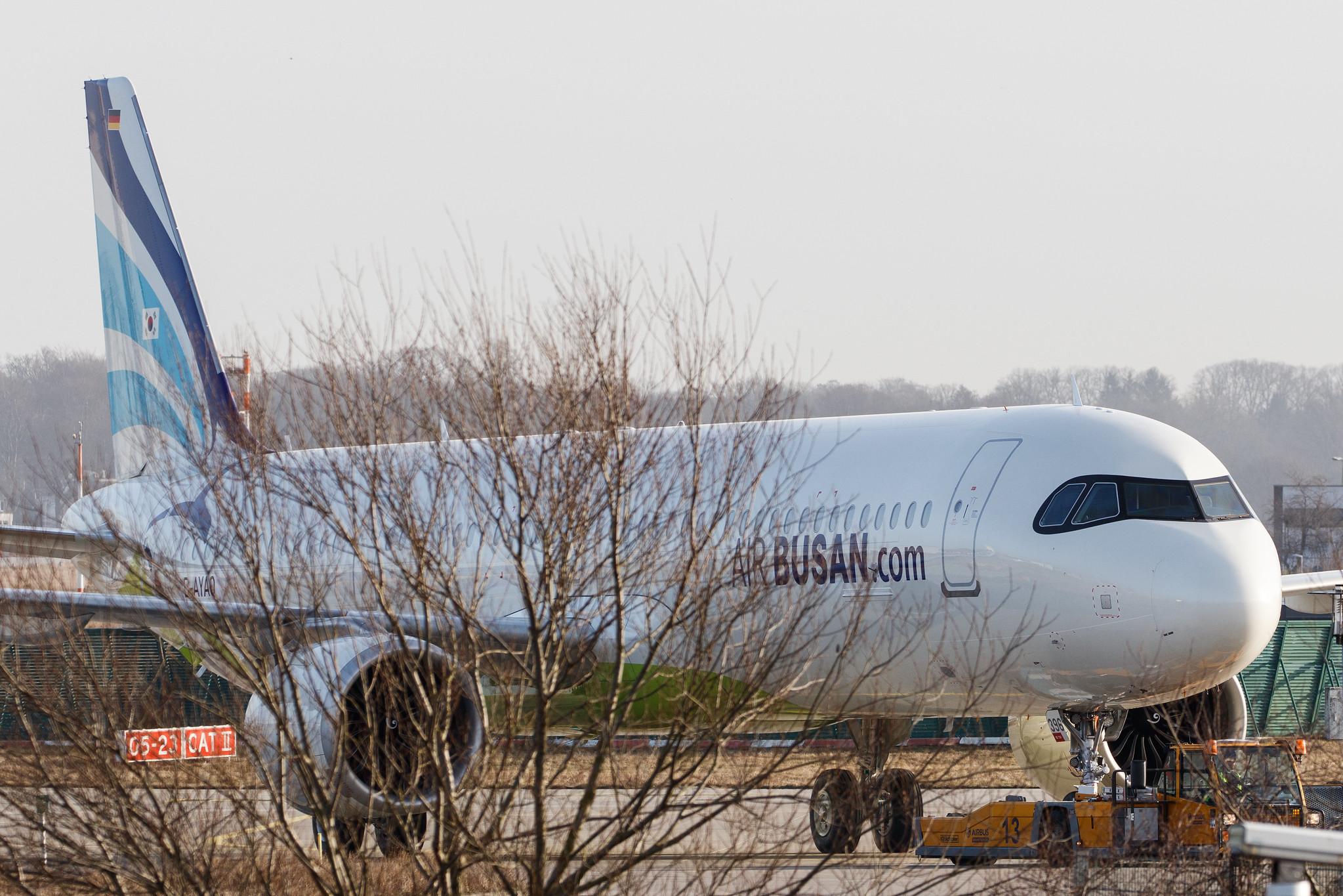 Hamburg Finkenwerder: Air Busan (BX / ABL) | Airbus A321-251NX A21N | D-AYAO | MSN 10253