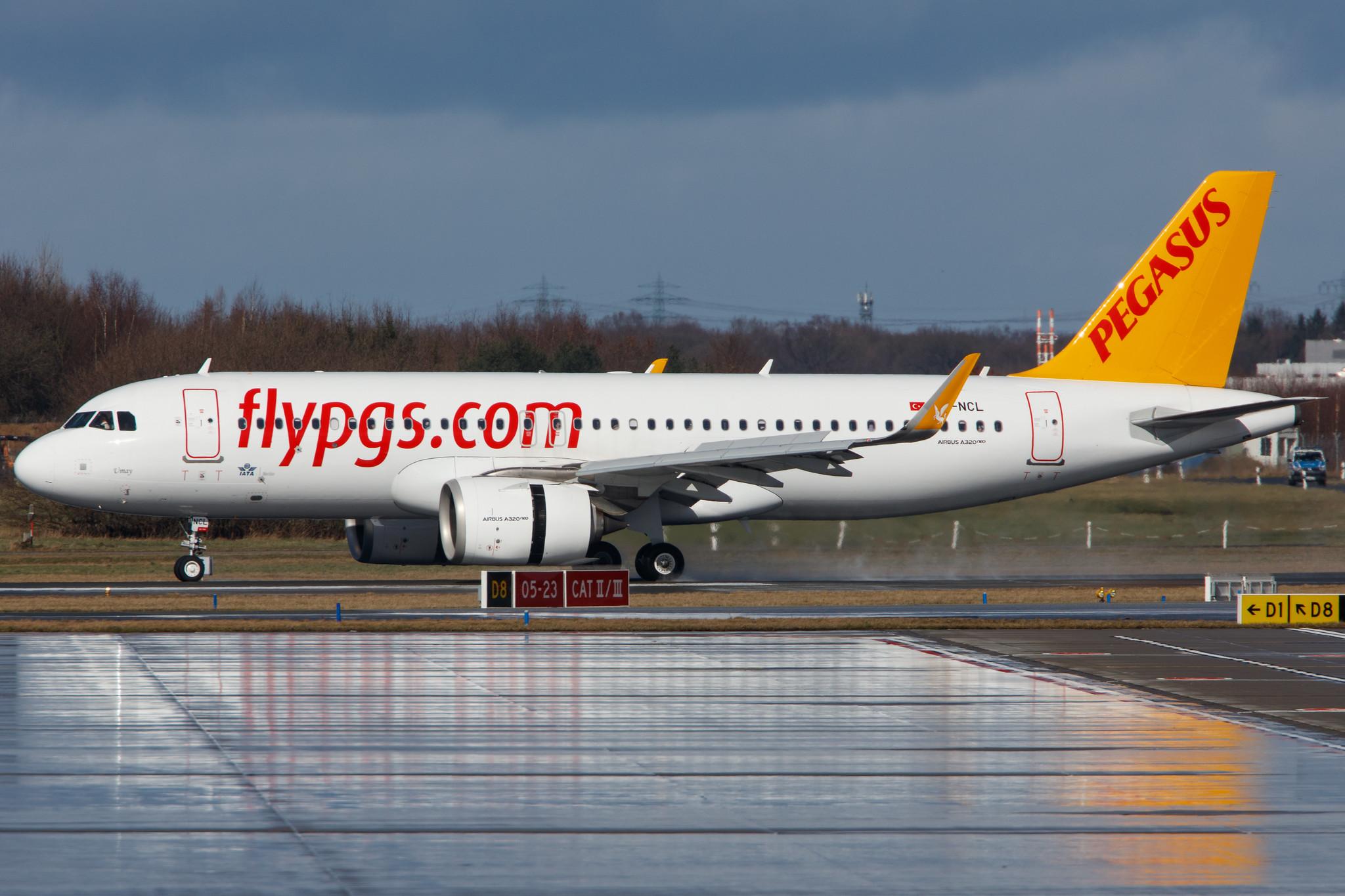 Hamburg Airport: Pegasus (PC / PGT) | Operator: Pegasus Airlines |  Airbus A320-251N A20N | TC-NCL | MSN 09411