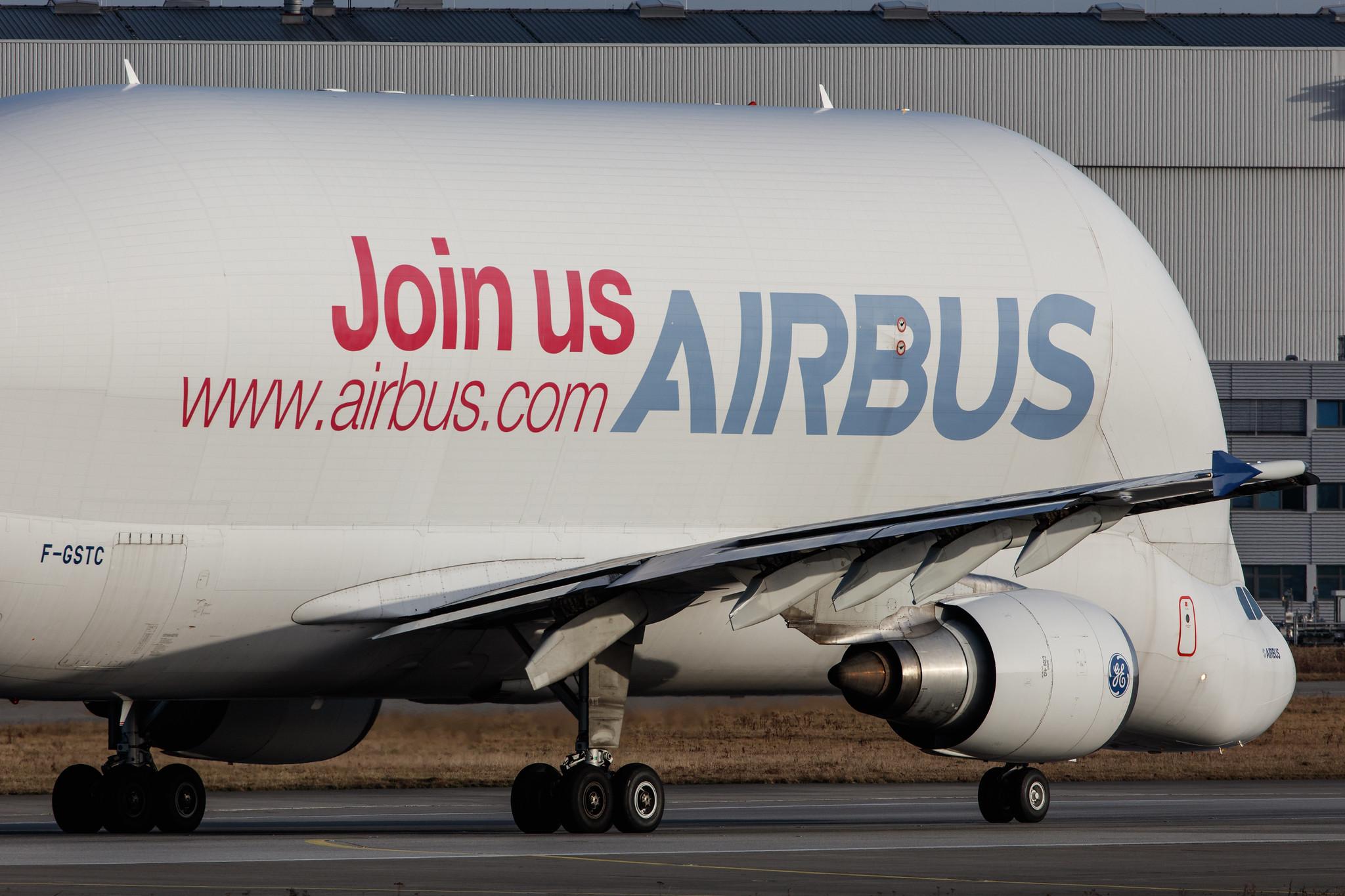 Hamburg Finkenwerder: Airbus Transport International (4Y / BGA) |  Airbus A300-608ST Beluga A3ST | F-GSTC | MSN 765