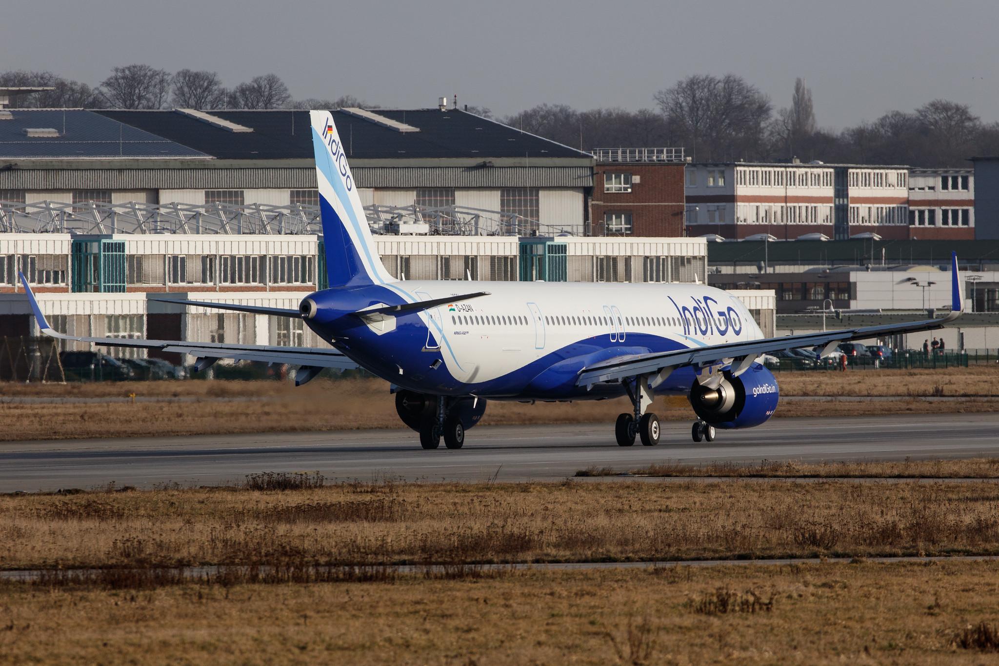 Hamburg Finkenwerder: IndiGo (6E / IGO) |  Airbus A321-251NX A21N | D-AZAN | MSN 10296