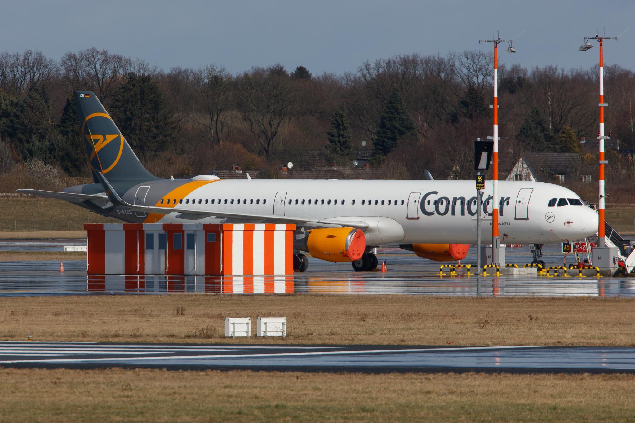 Hamburg Airport: Condor (DE / CFG) |  Airbus A321-211 A321 | D-ATCB | MSN 6432