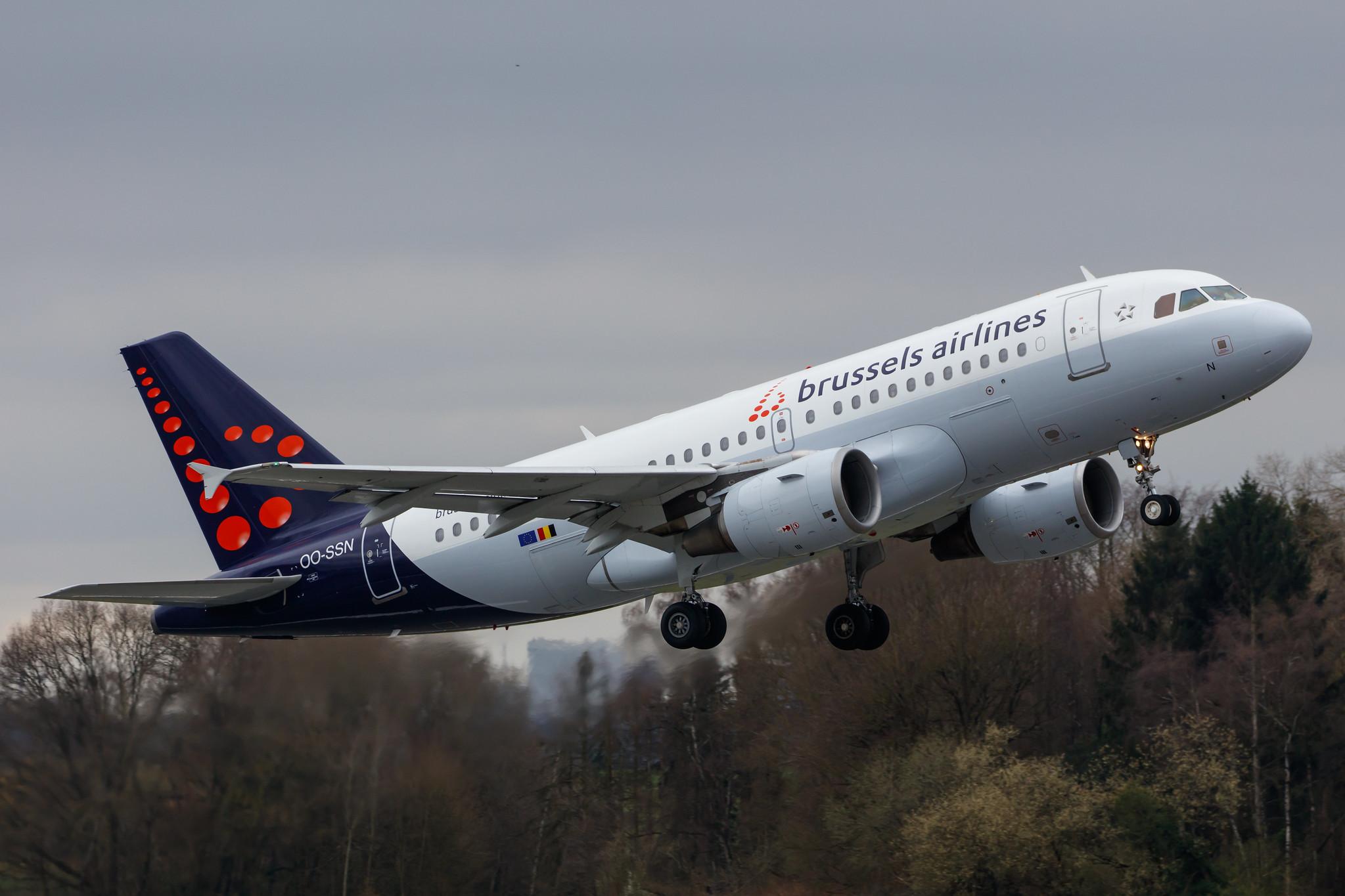 Hamburg Airport: Brussels Airlines (SN / BEL) |  Airbus A319-112 A319 | OO-SSN | MSN 1963
