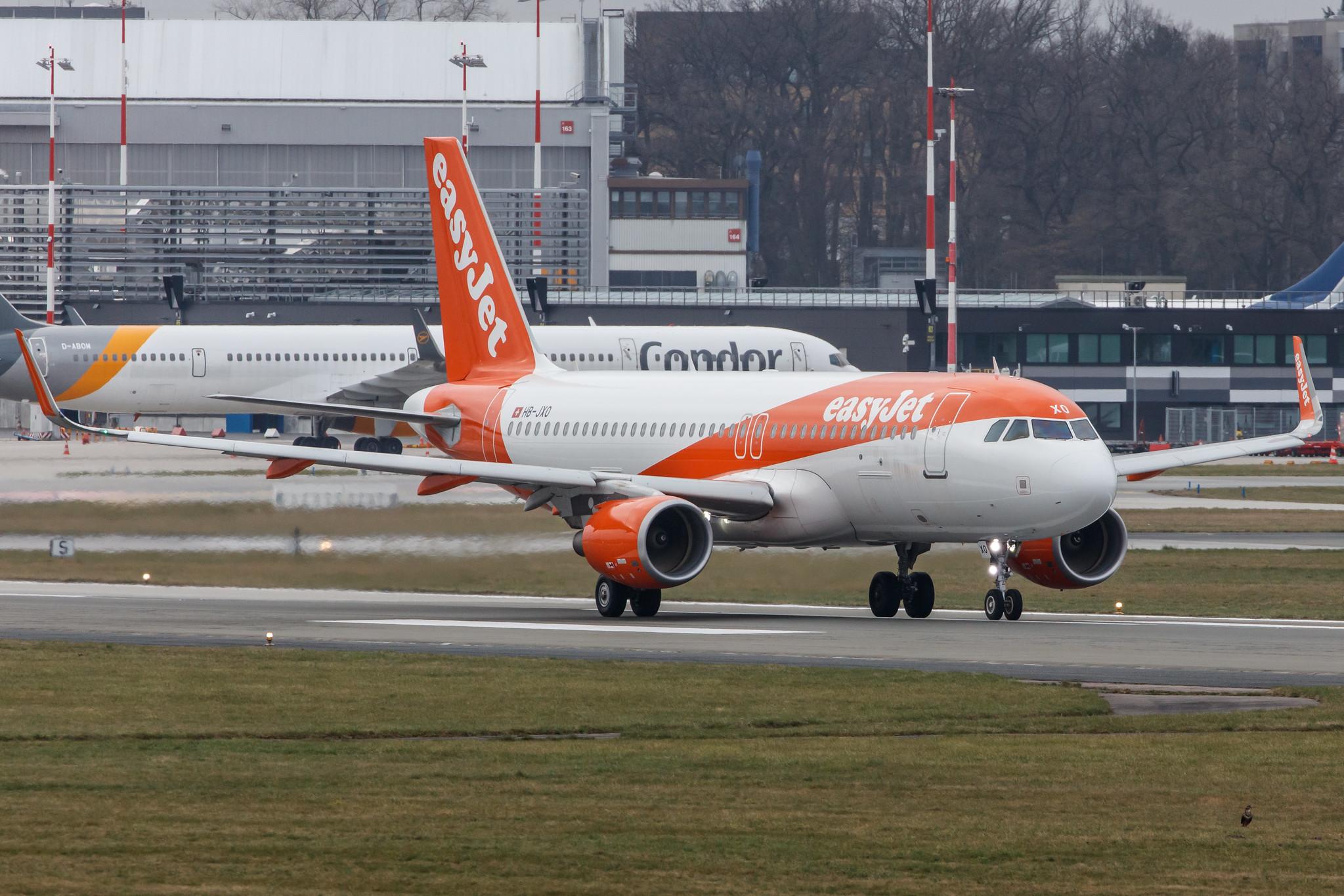 Hamburg Airport: easyJet (U2 / EZY) | Operator: easyJet Switzerland |  Airbus A320-214 A320 | HB-JXO | MSN 8390