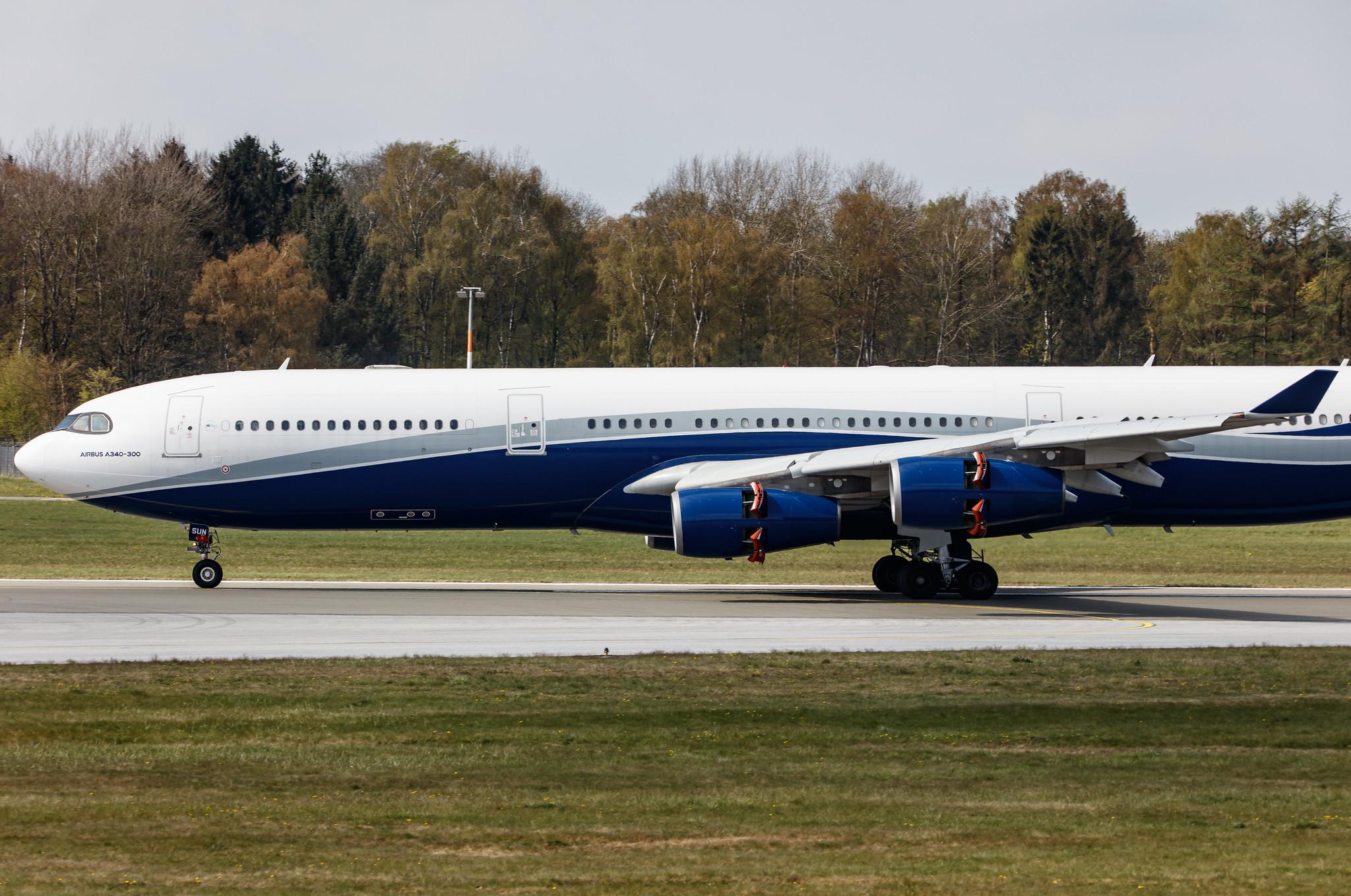 Hamburg Airport: Hi Fly (5K / HFY) | Operator: Hi Fly Malta |  Airbus A340-312 A343 | 9H-SUN | MSN 0367