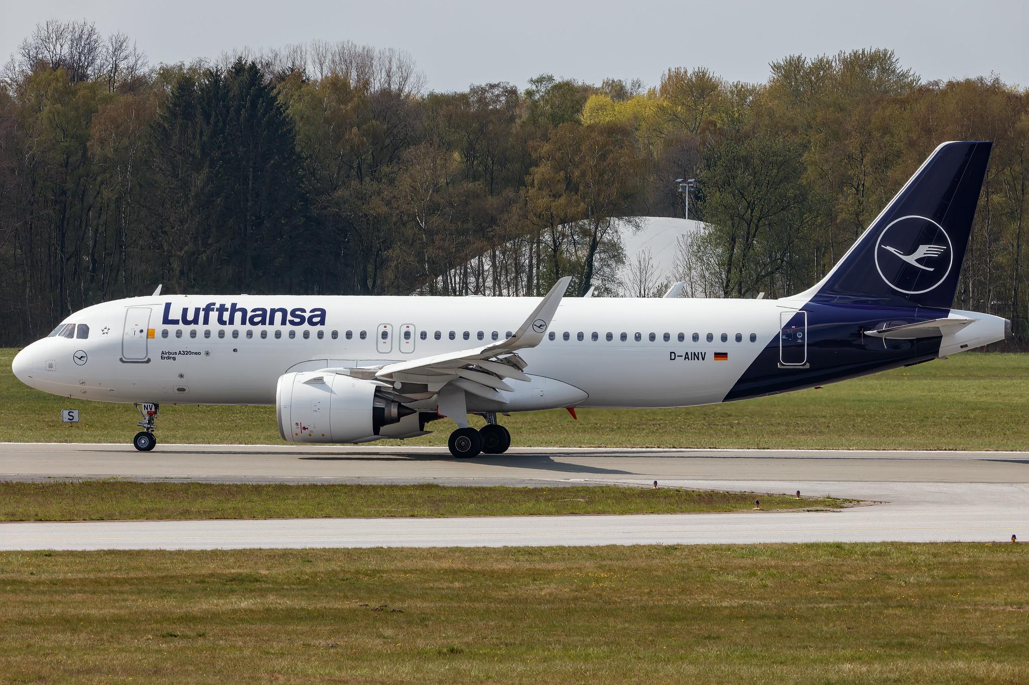 Hamburg Airport: Lufthansa (LH / DLH) |  Airbus A320-271N A20N | D-AINV | MSN 9071