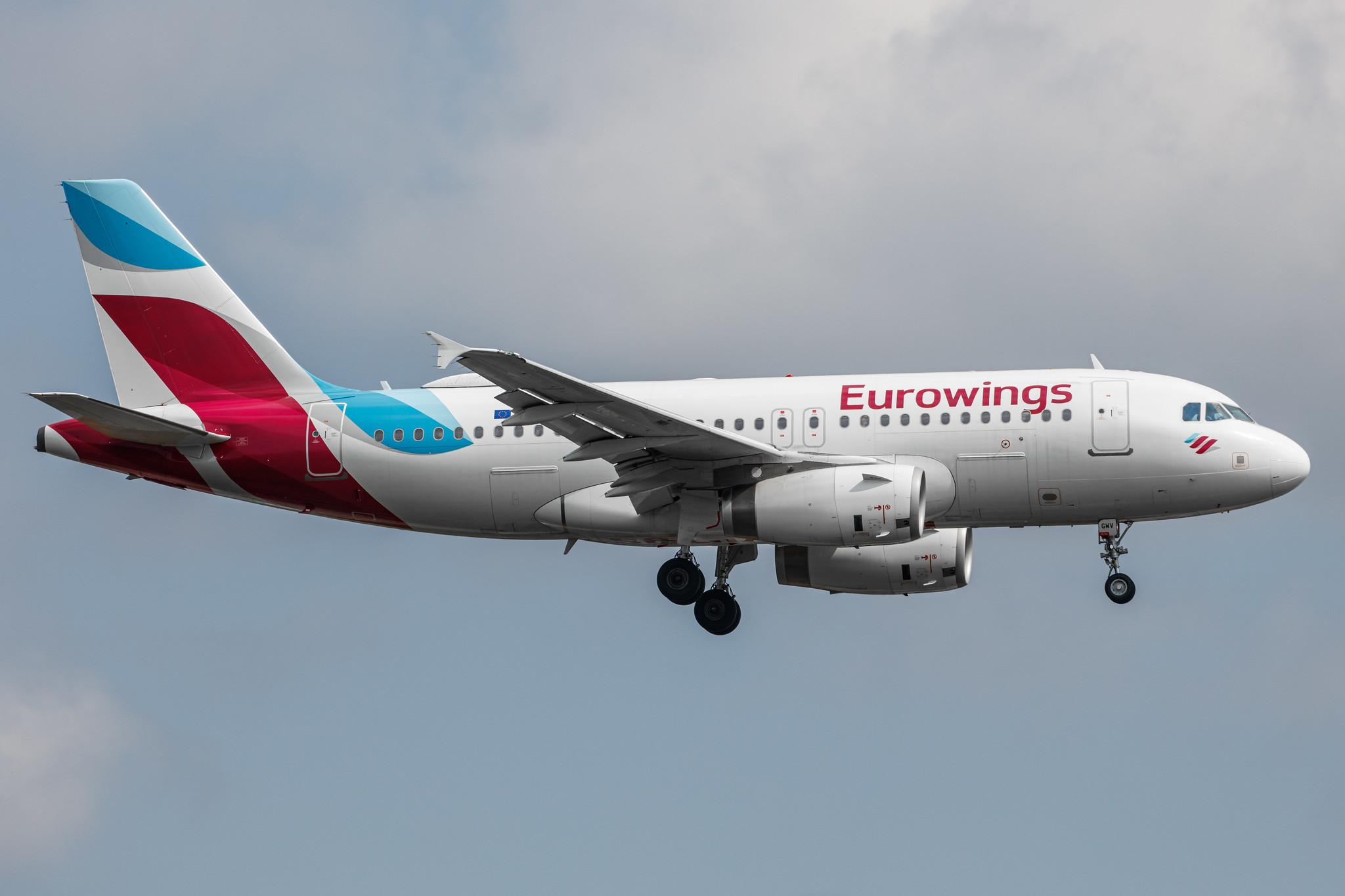 Hamburg Airport: Eurowings (EW / EWG) |  Airbus A319-132 A319 | D-AGWV | MSN 5467