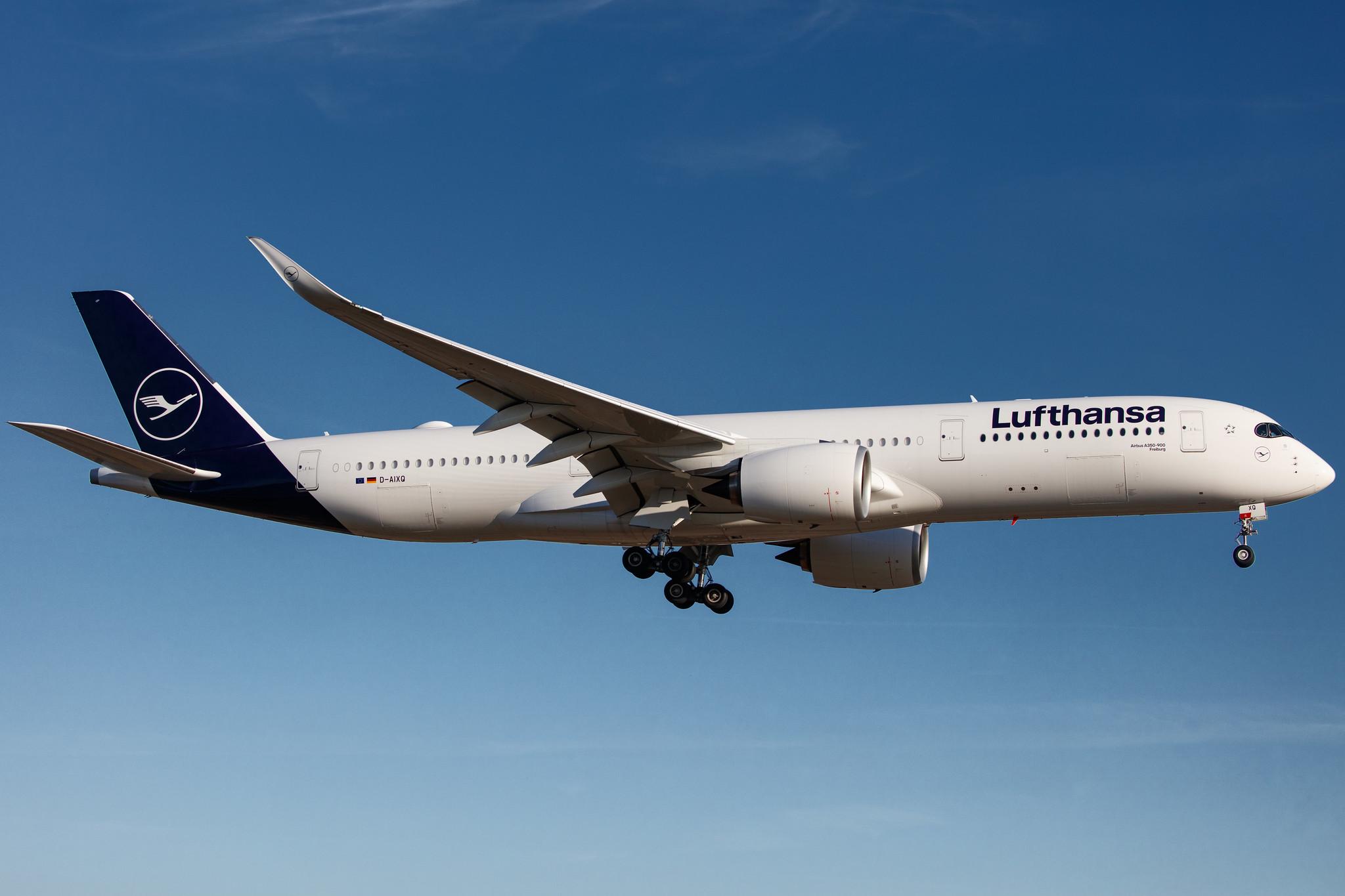 Hamburg Airport: Lufthansa (LH / DLH) |  Airbus A350-941 A359 | D-AIXQ | MSN 427