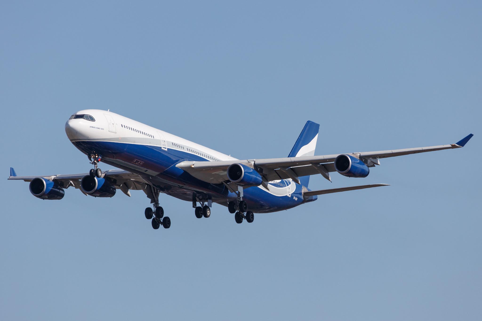 Hamburg Airport: Hi Fly (5K / HFY) | Operator: Hi Fly Malta |  Airbus A340-312 A343 | 9H-SUN | MSN 0367