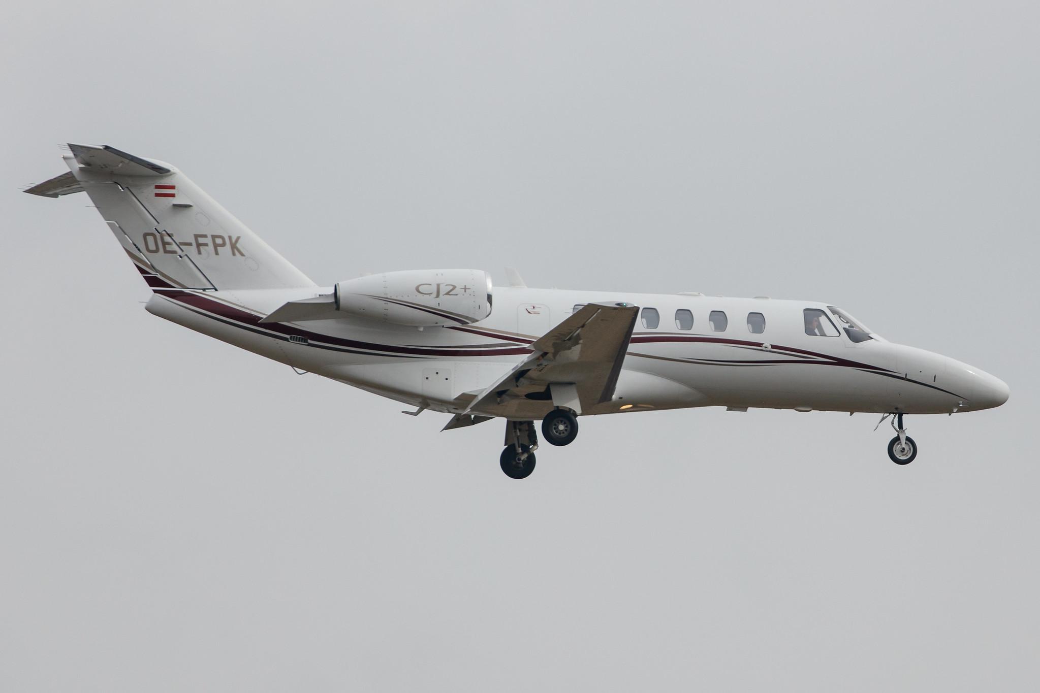 Hamburg Airport: Salzburg Jet Aviation |  Cessna 525A CitationJet CJ2+ C25A | OE-FPK | MSN 525A-0437