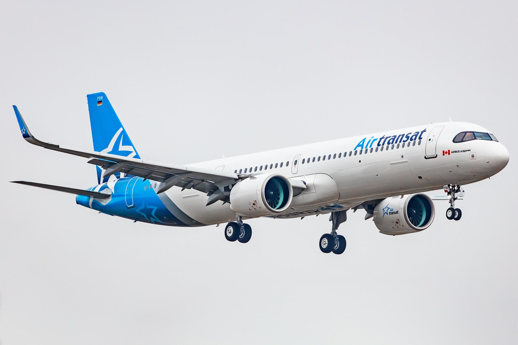 Hamburg Airport: Air Transat  (TS / TSC) |  Airbus A321-271NX A21N | D-AYAX | MSN 10287