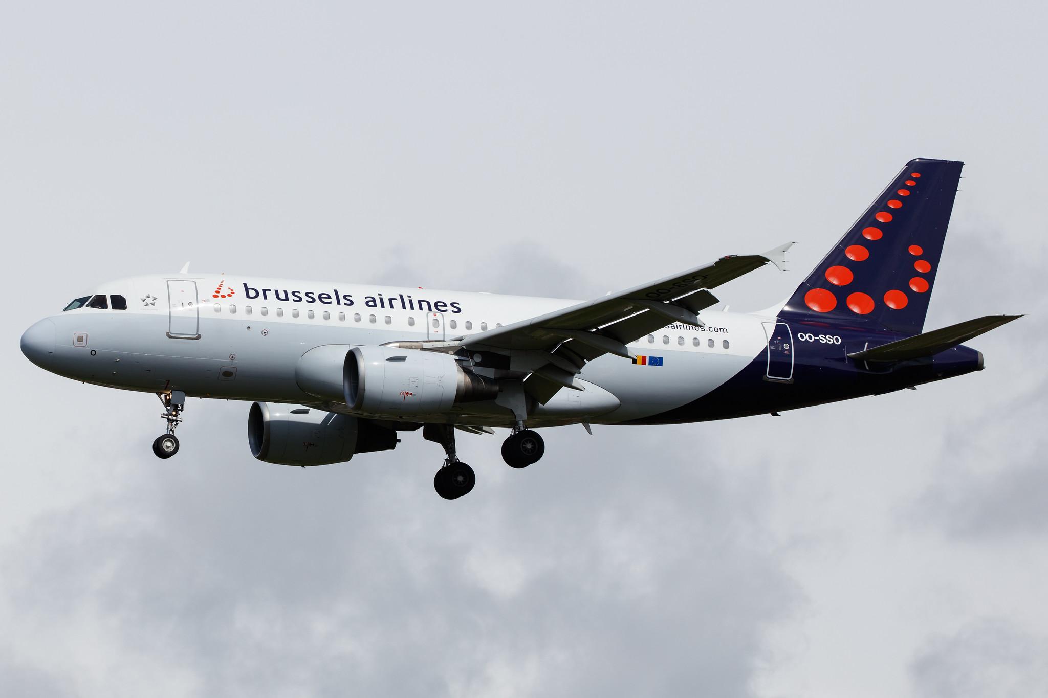 Hamburg Airport: Brussels Airlines (SN / BEL) |  Airbus A319-111 A319 | OO-SSO | MSN 2287