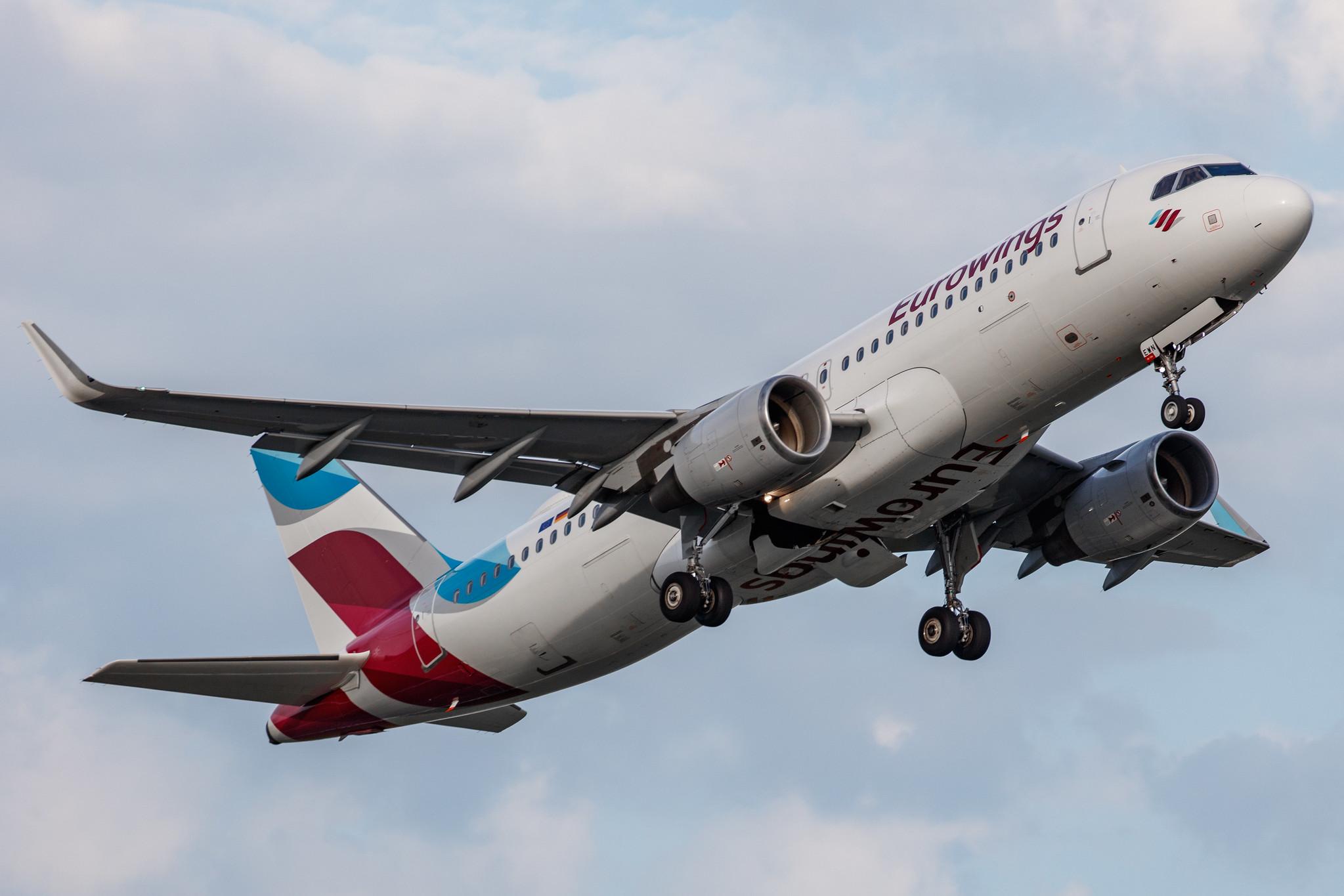 Hamburg Airport: Eurowings (EW / EWG) |  Airbus A320-214 A320 | D-AEWN | MSN 7393