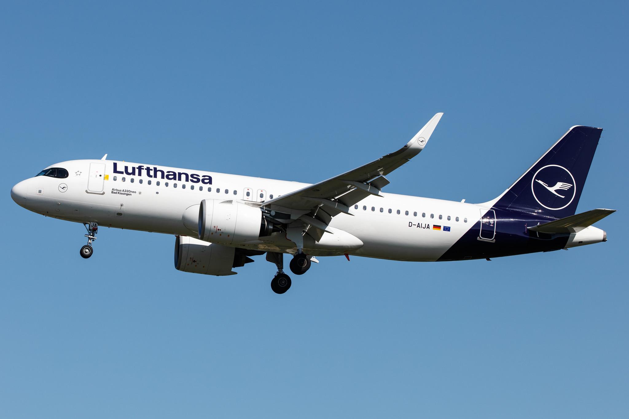 Hamburg Airport: Lufthansa (LH / DLH) |  Airbus A320-271N A20N | D-AIJA | MSN 09555