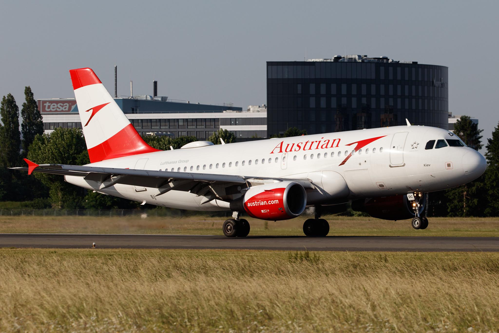 Hamburg Airport: Austrian Airlines (OS / AUA) |  Airbus A319-112 A319 | OE-LDC | MSN 2262