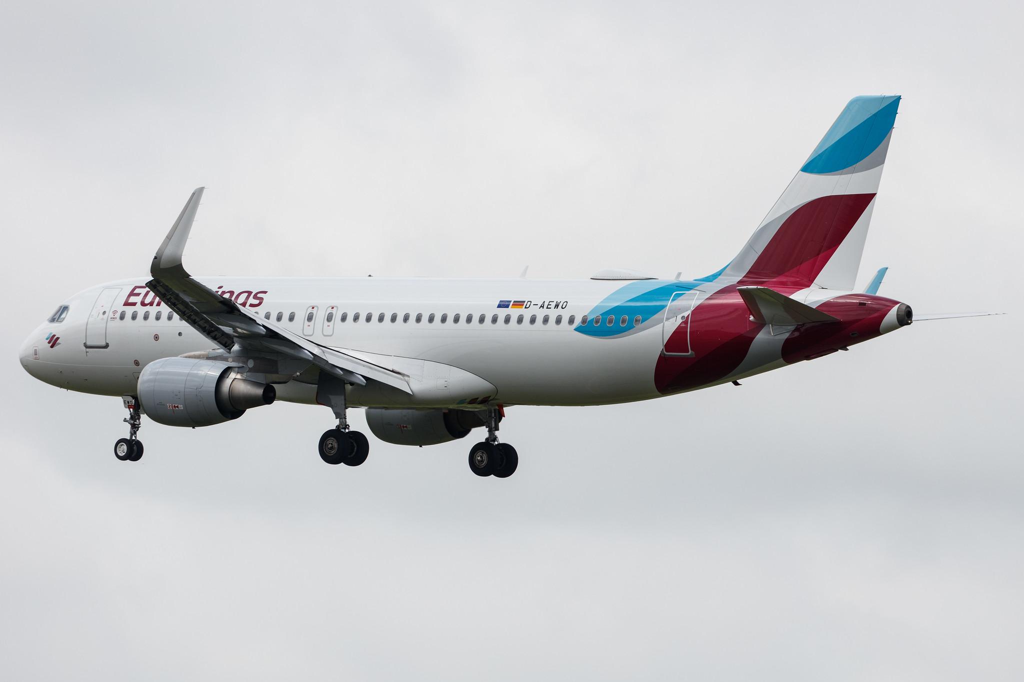 Hamburg Airport: Eurowings (EW / EWG) |  Airbus A320-214 A320 | D-AEWO | MSN 7394