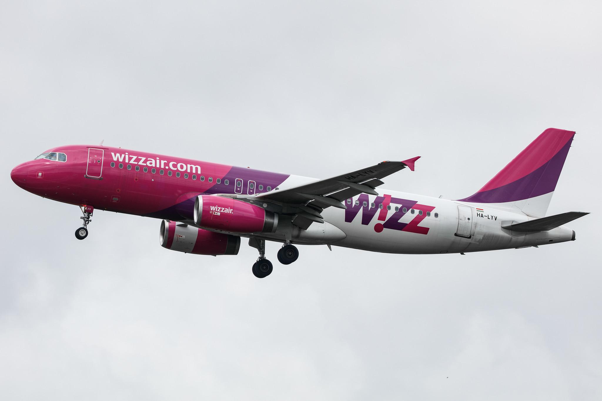 Hamburg Airport: Wizz Air (W6 / WZZ) |  Airbus A320-232 A320 | HA-LYV | MSN 3741