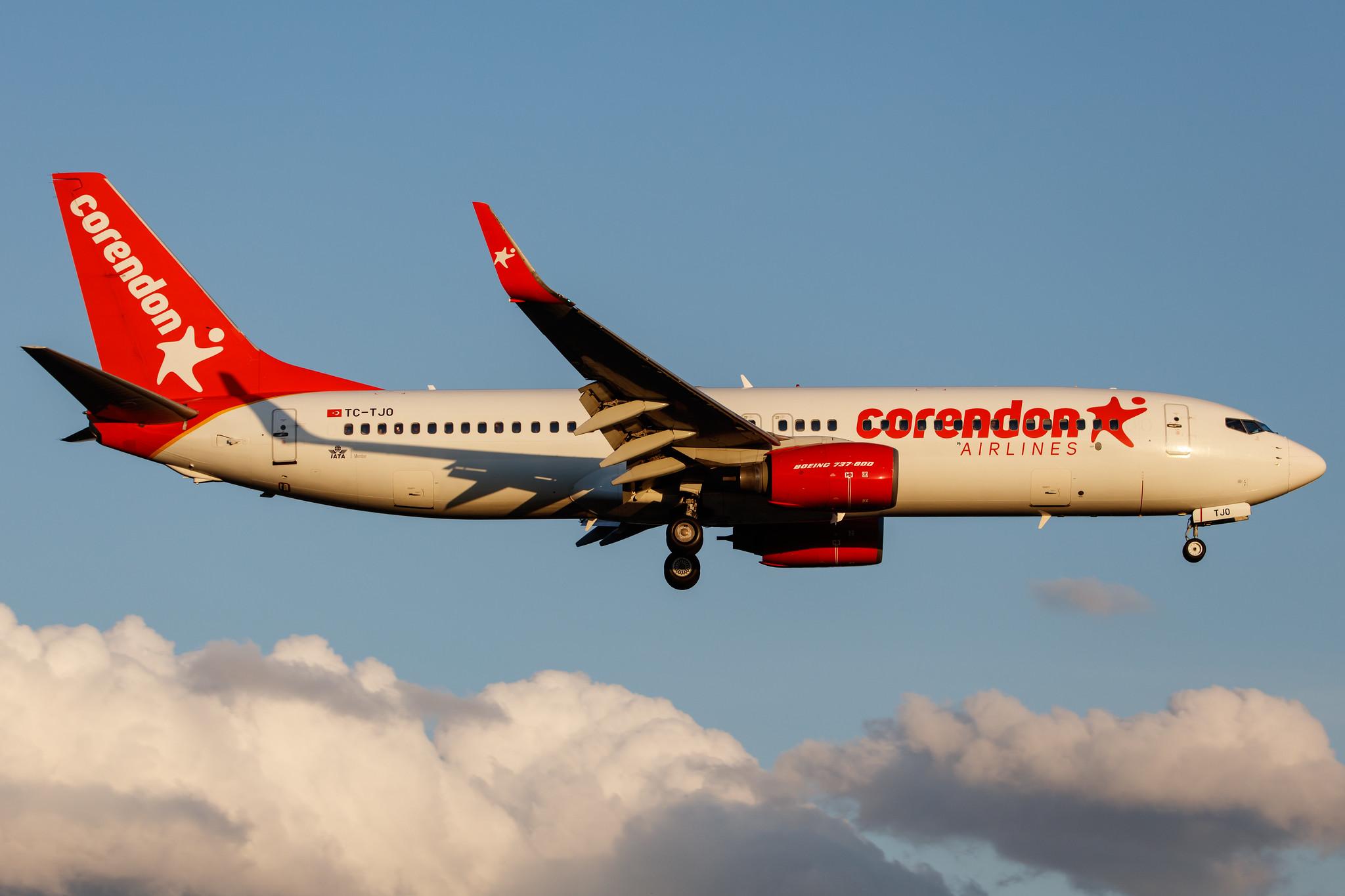 Hamburg Airport: Corendon Airlines (XC / CAI) |  Boeing 737-86N B738 | TC-TJO | MSN 34253