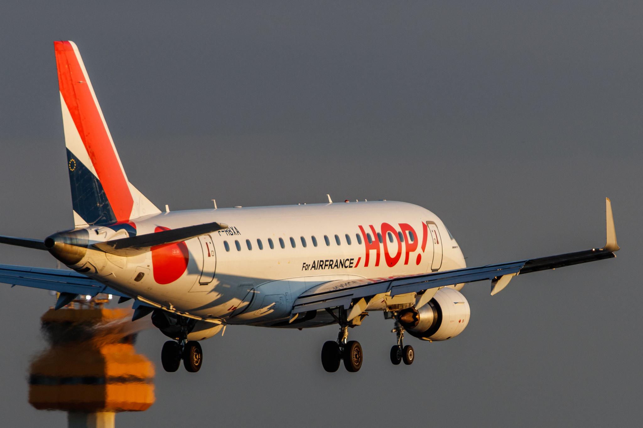 Hamburg Airport: Air France (AF / AFR) | Operator: Air France Hop |  Embraer E170STD E170 | F-HBXA | MSN 17000237