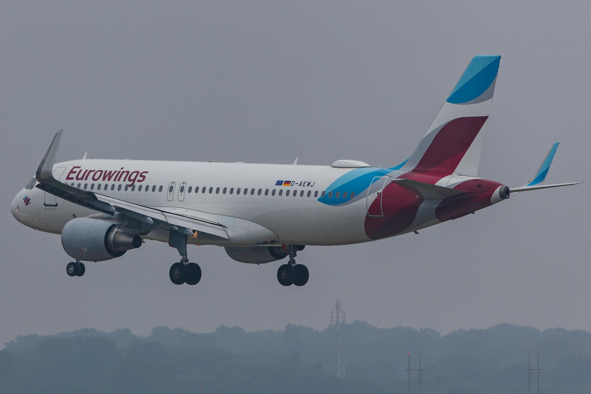 Hamburg Airport: Eurowings (EW / EWG) |  Airbus A320-214 A320 | D-AEWJ | MSN 7216