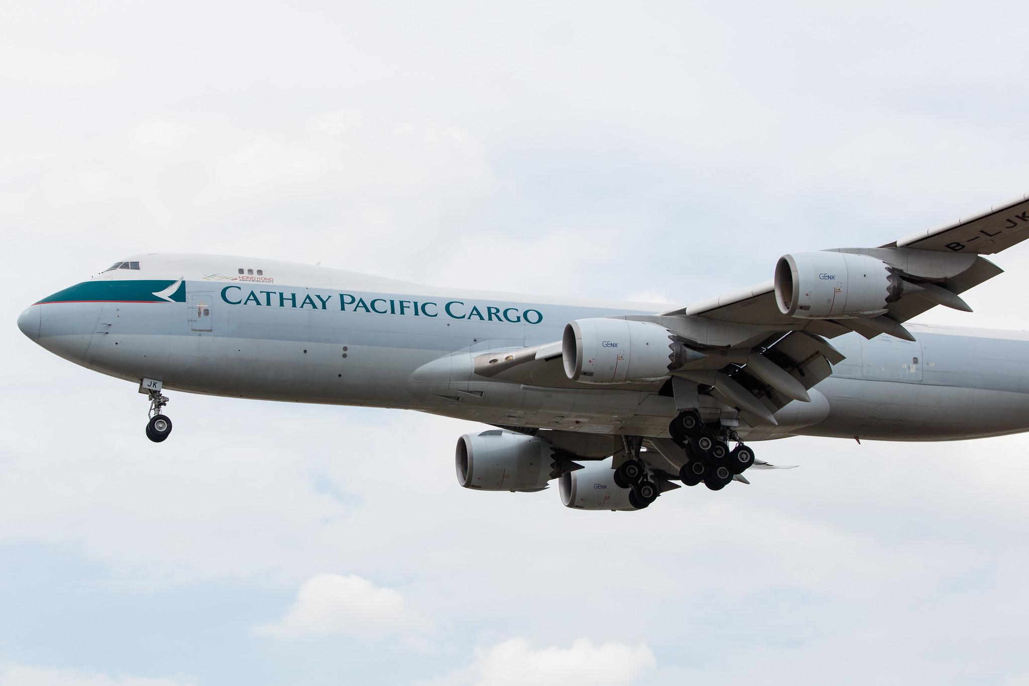 Frankfurt Airport: Cathay Pacific Cargo (CX / CPA) | Operator: Cathay Pacific |  Boeing 747-867(F) B748 | B-LJK | MSN 43394