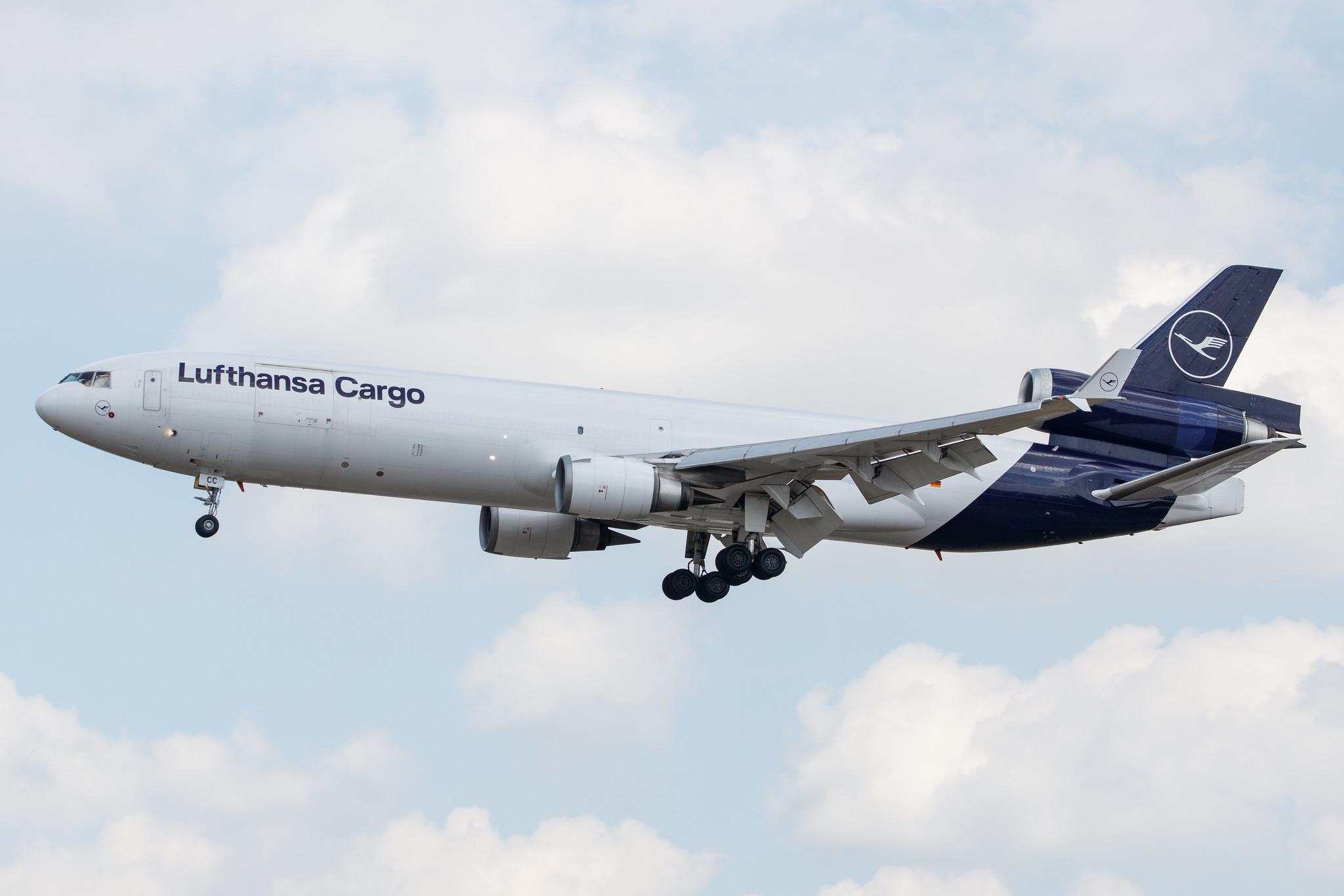 Frankfurt Airport: Lufthansa Cargo (/ GEC) |  McDonnell Douglas MD-11F MD11 | D-ALCC | MSN 48783