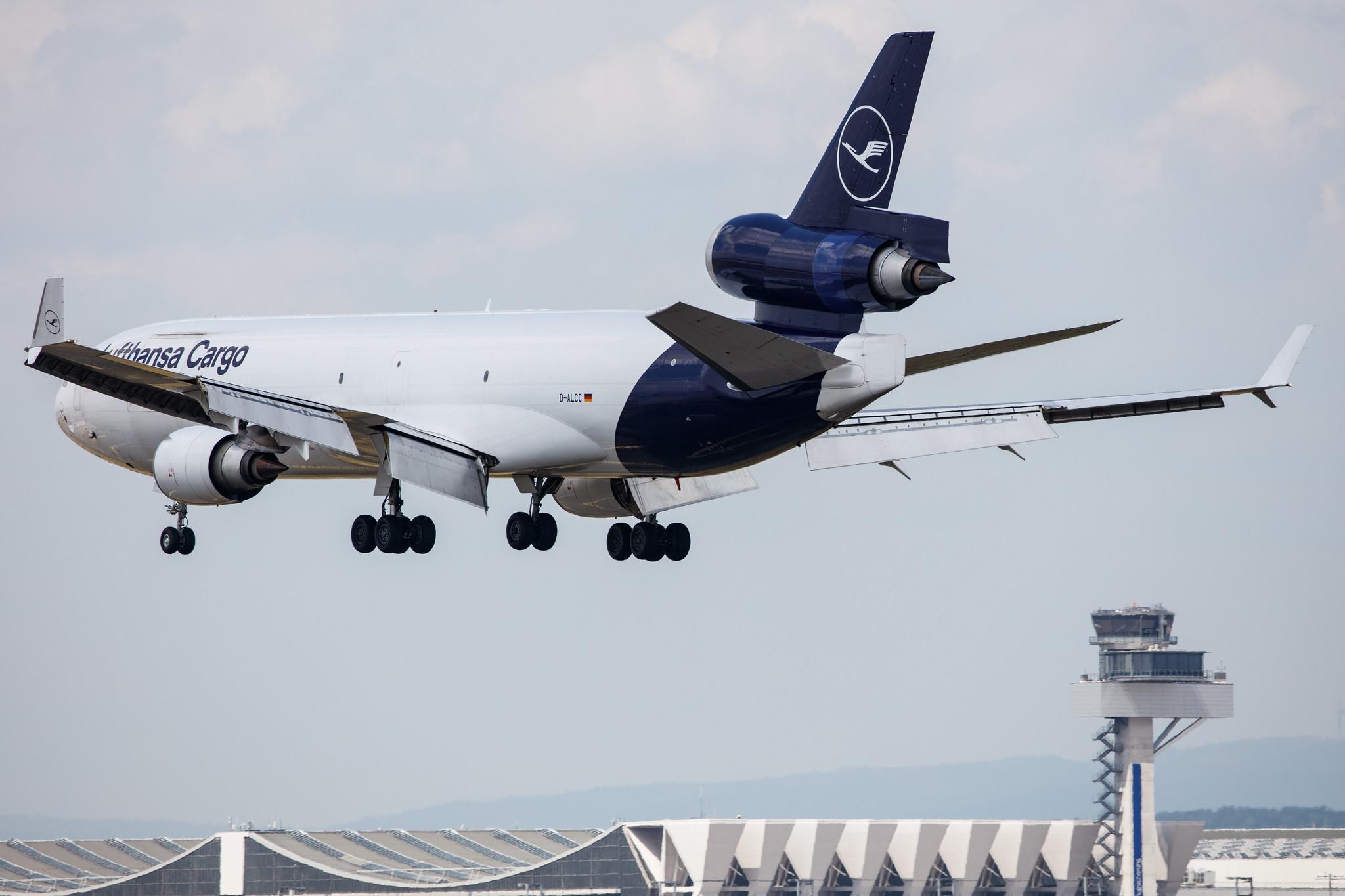 Frankfurt Airport: Lufthansa Cargo (/ GEC) |  McDonnell Douglas MD-11F MD11 | D-ALCC | MSN 48783