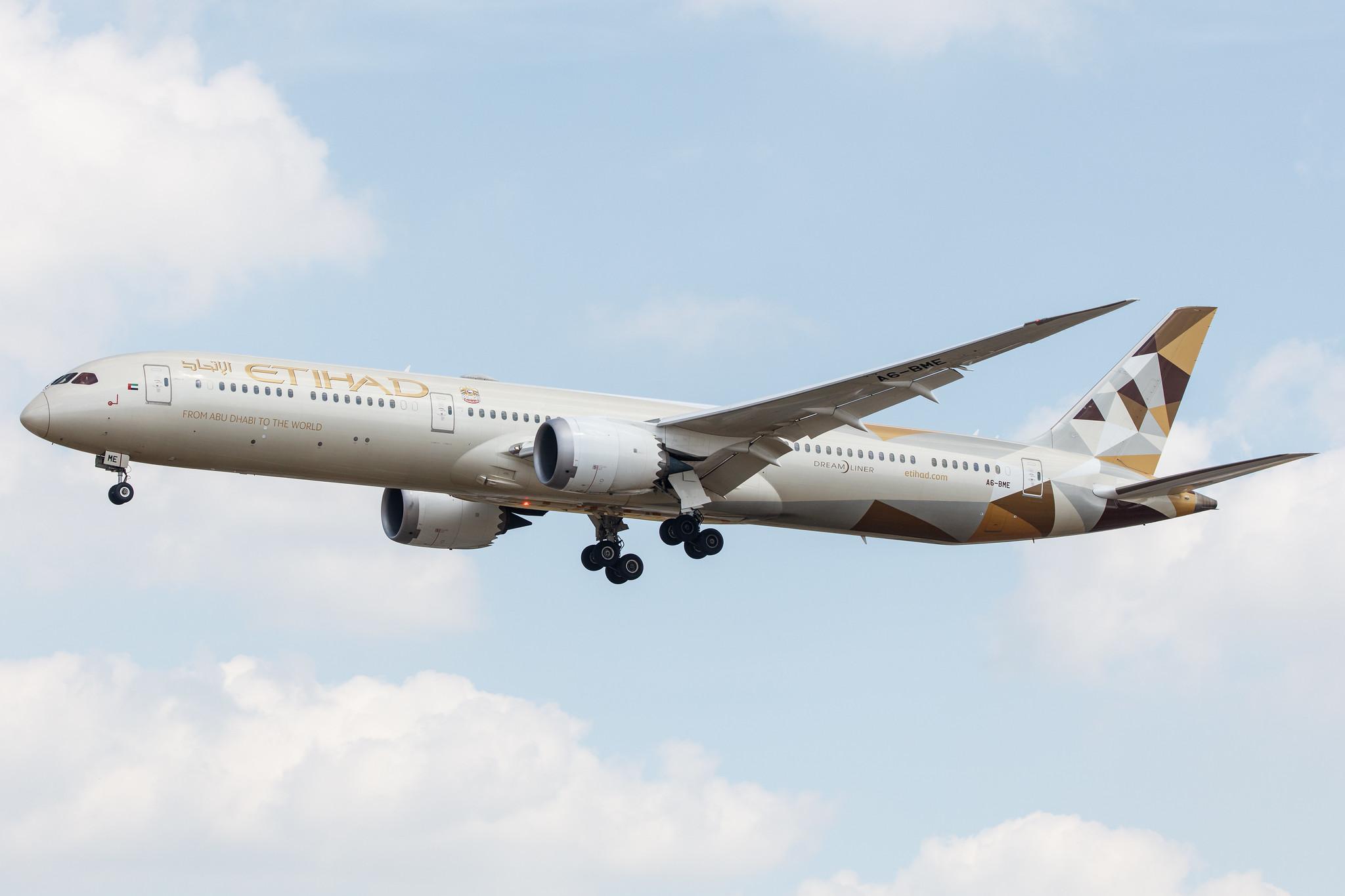 Frankfurt Airport: Etihad Airways (EY / ETD) |  Boeing 787-10 Dreamliner B78X | A6-BME | MSN 60759