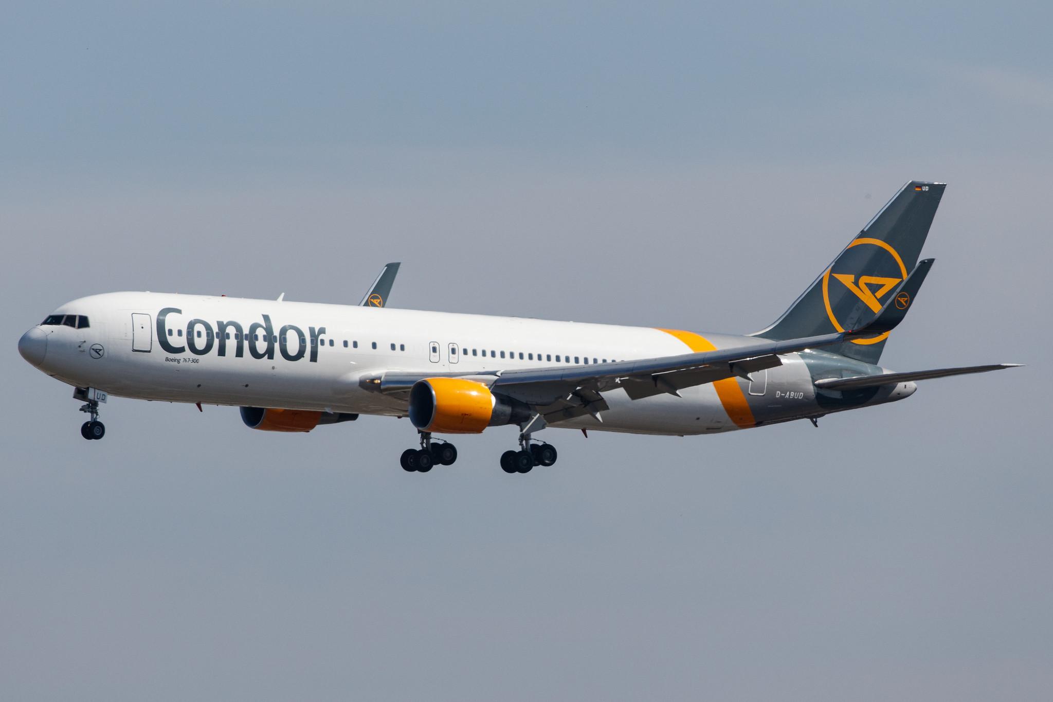 Frankfurt Airport: Condor (DE / CFG) |  Boeing 767-330(ER) B763 | D-ABUD | MSN 26983