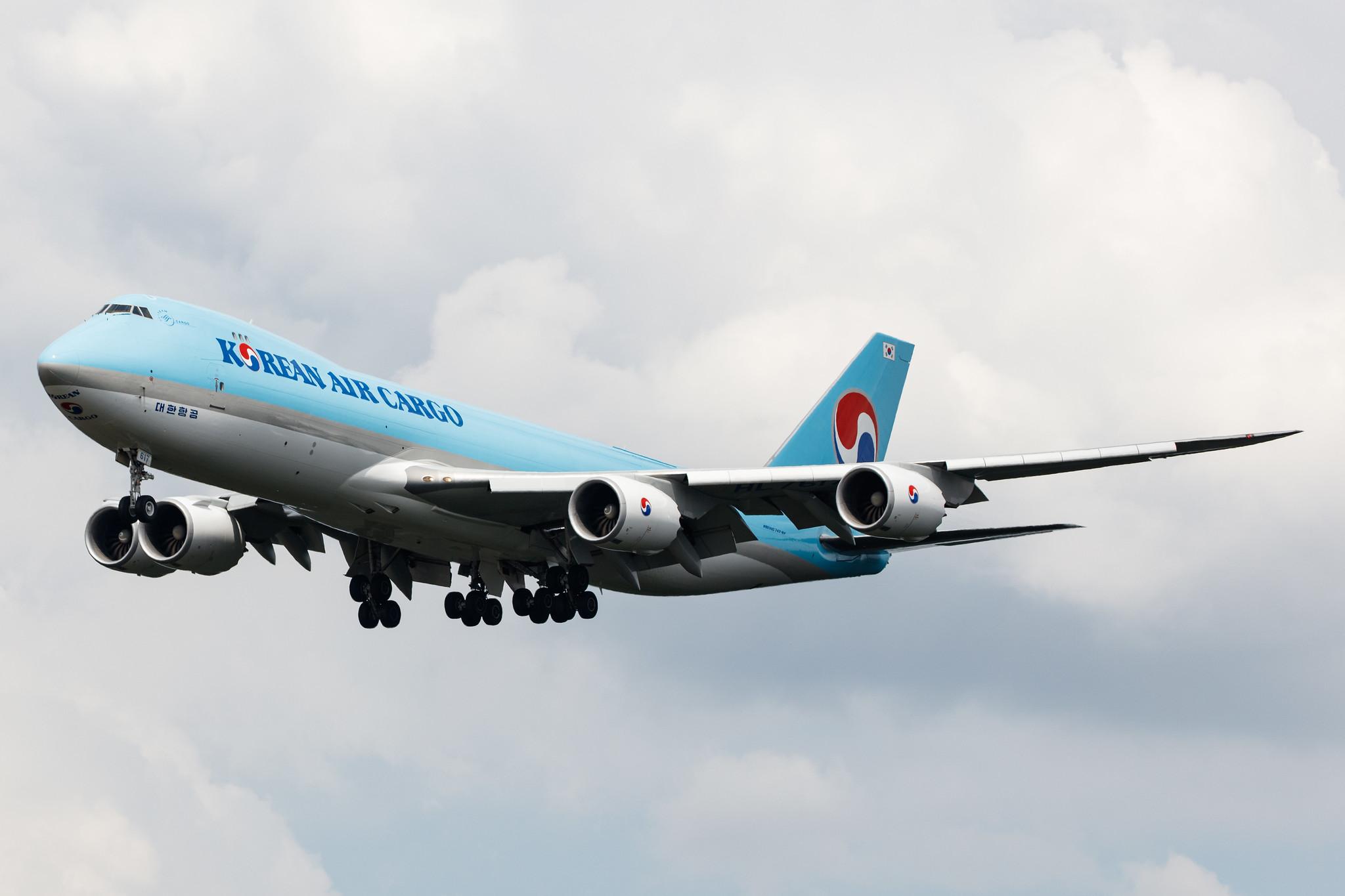 Frankfurt Airport: Korean Air Cargo (KE / KAL) | Operator: Korean Air |  Boeing 747-8B5(F) B748 | HL7617 | MSN 37654