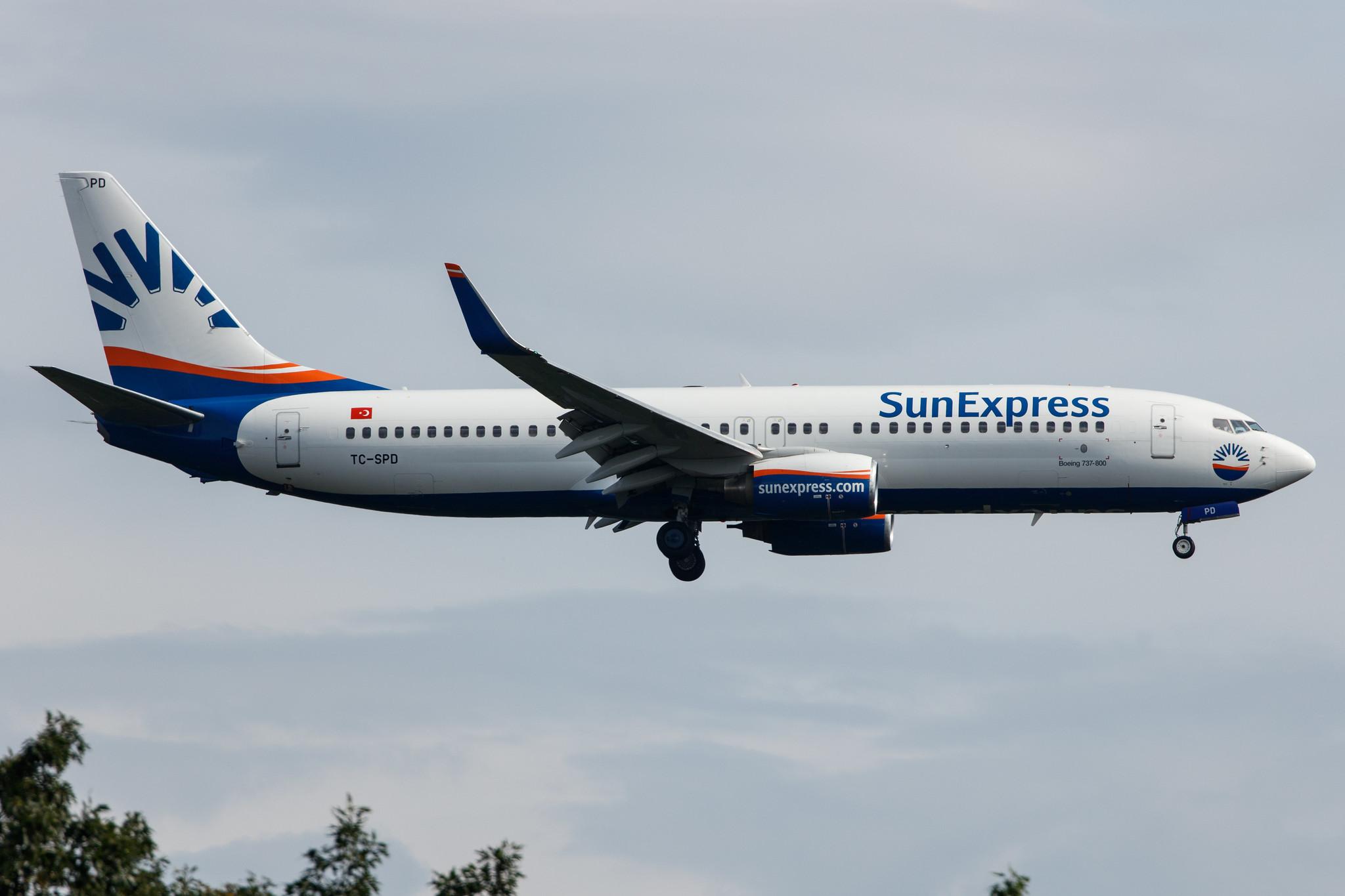 Frankfurt Airport: SunExpress (XQ / SXS) |  Boeing 737-8AS B738 | TC-SPD | MSN 34985