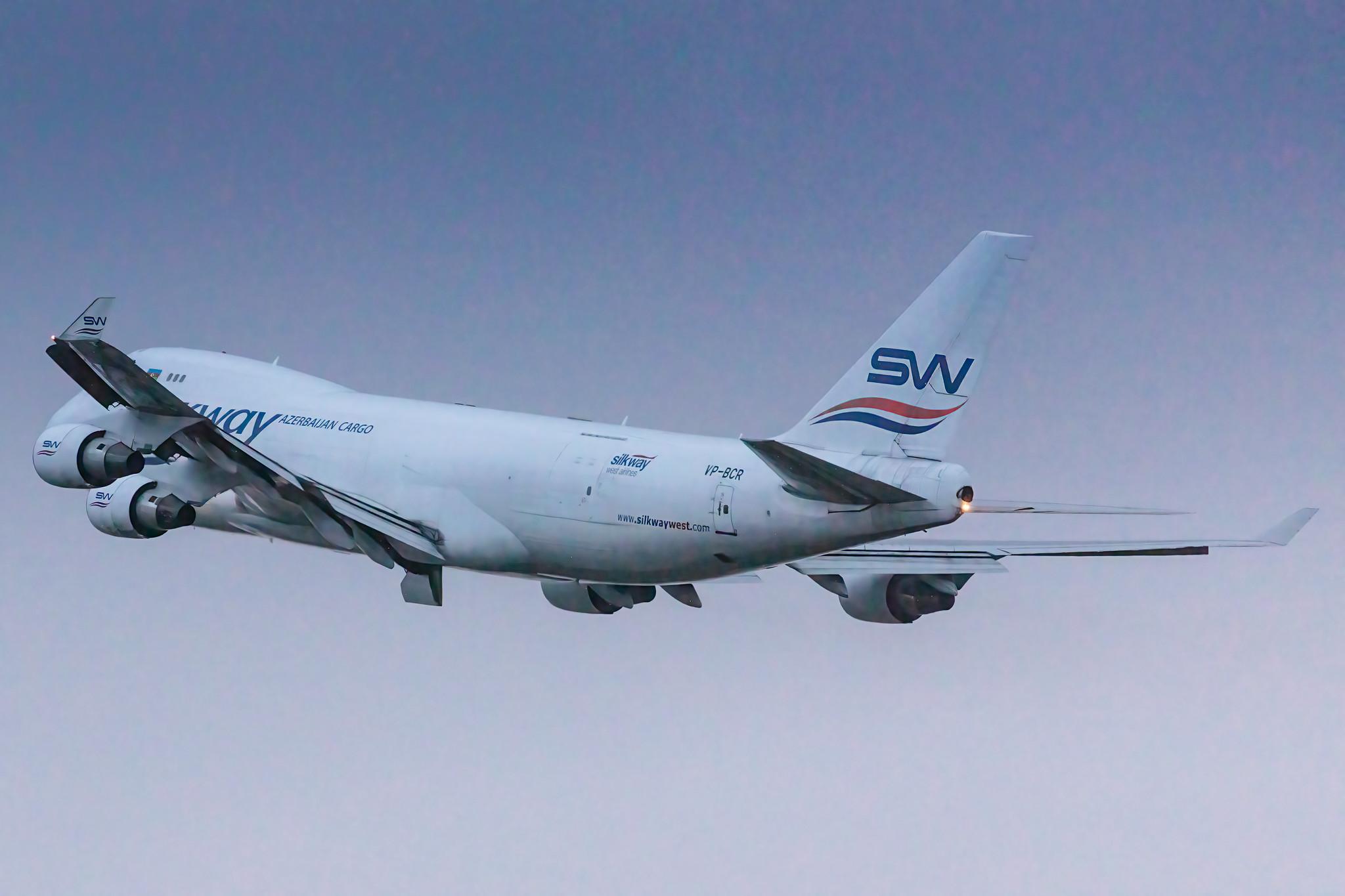 Amsterdam Schiphol: Silk Way West Airlines (7L / AZG) |  Boeing 747-4H6(F) B744 | VP-BCR | MSN 28434