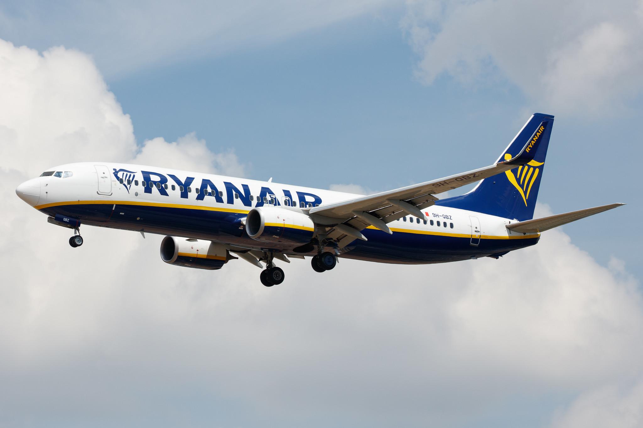 Frankfurt Airport: Ryanair (FR / RYR) | Operator: Malta Air |  Boeing 737-8AS B738 | 9H-QBZ | MSN 44721
