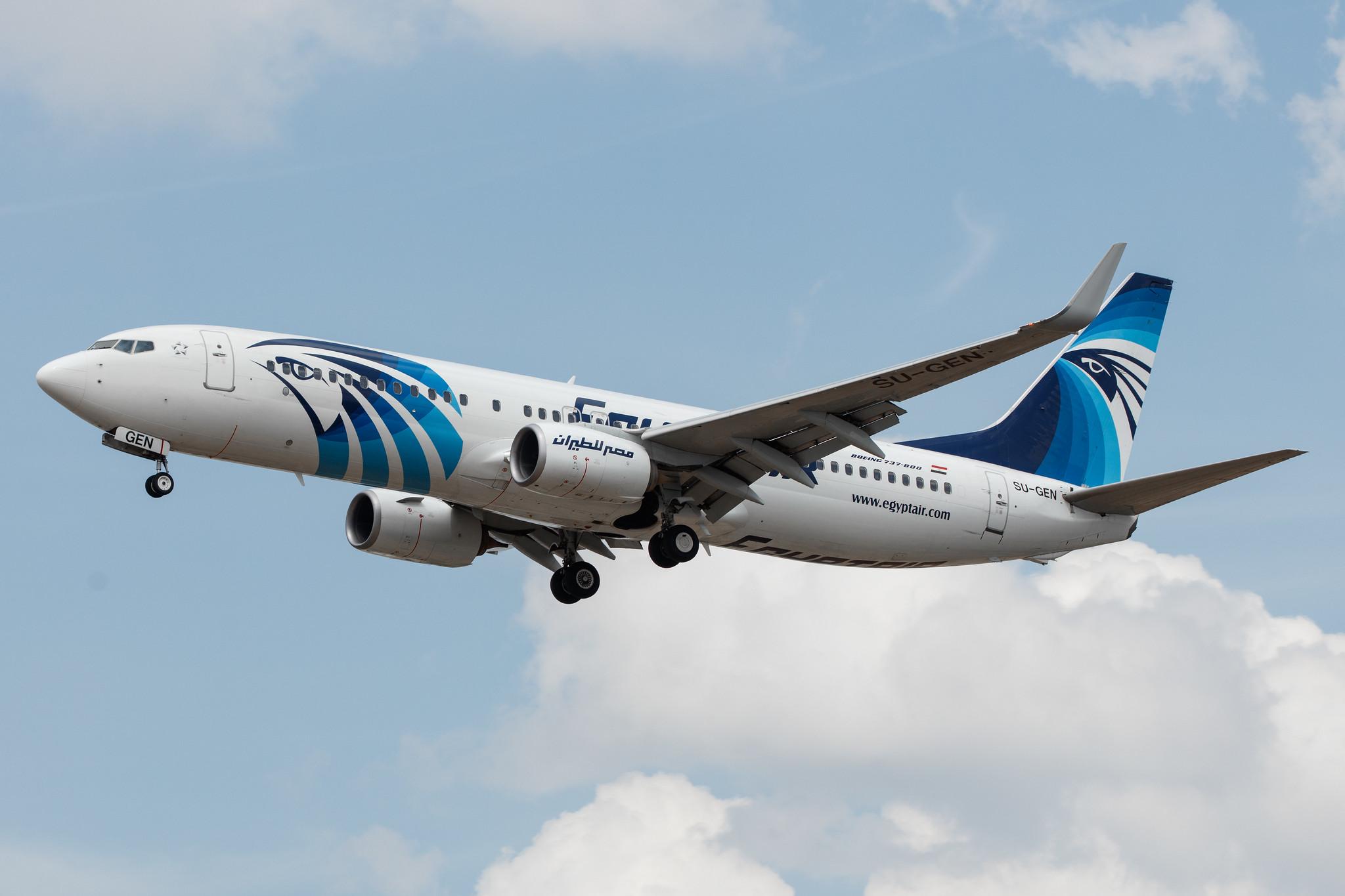 Frankfurt Airport: EgyptAir (MS / MSR) |  Boeing 737-866 B738 | SU-GEN | MSN 63806