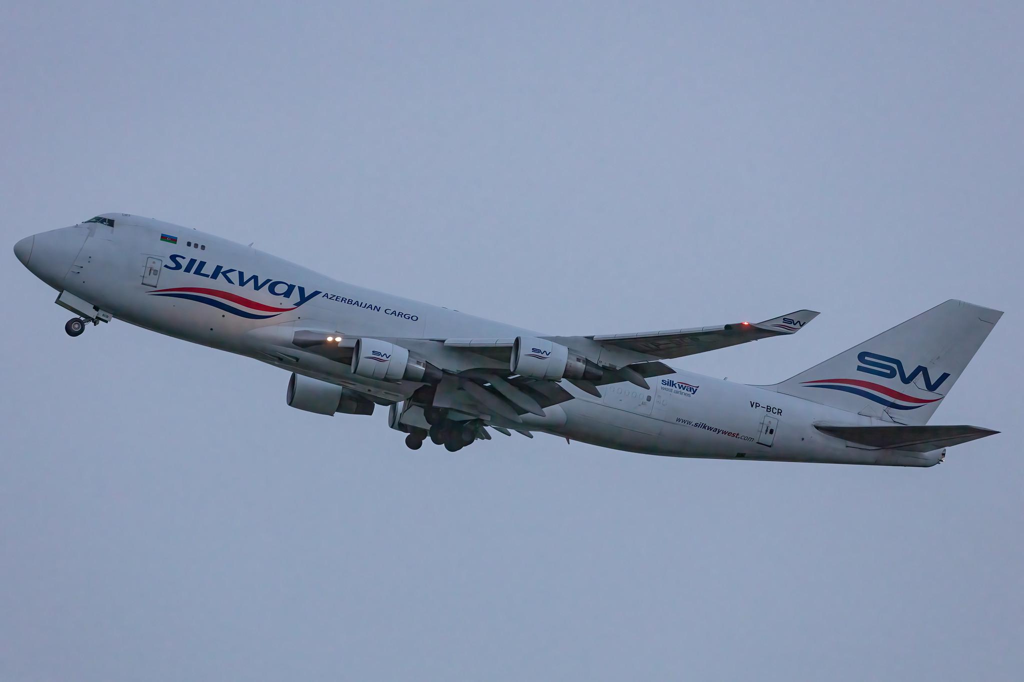 Amsterdam Schiphol: Silk Way West Airlines (7L / AZG) |  Boeing 747-4H6(F) B744 | VP-BCR | MSN 28434