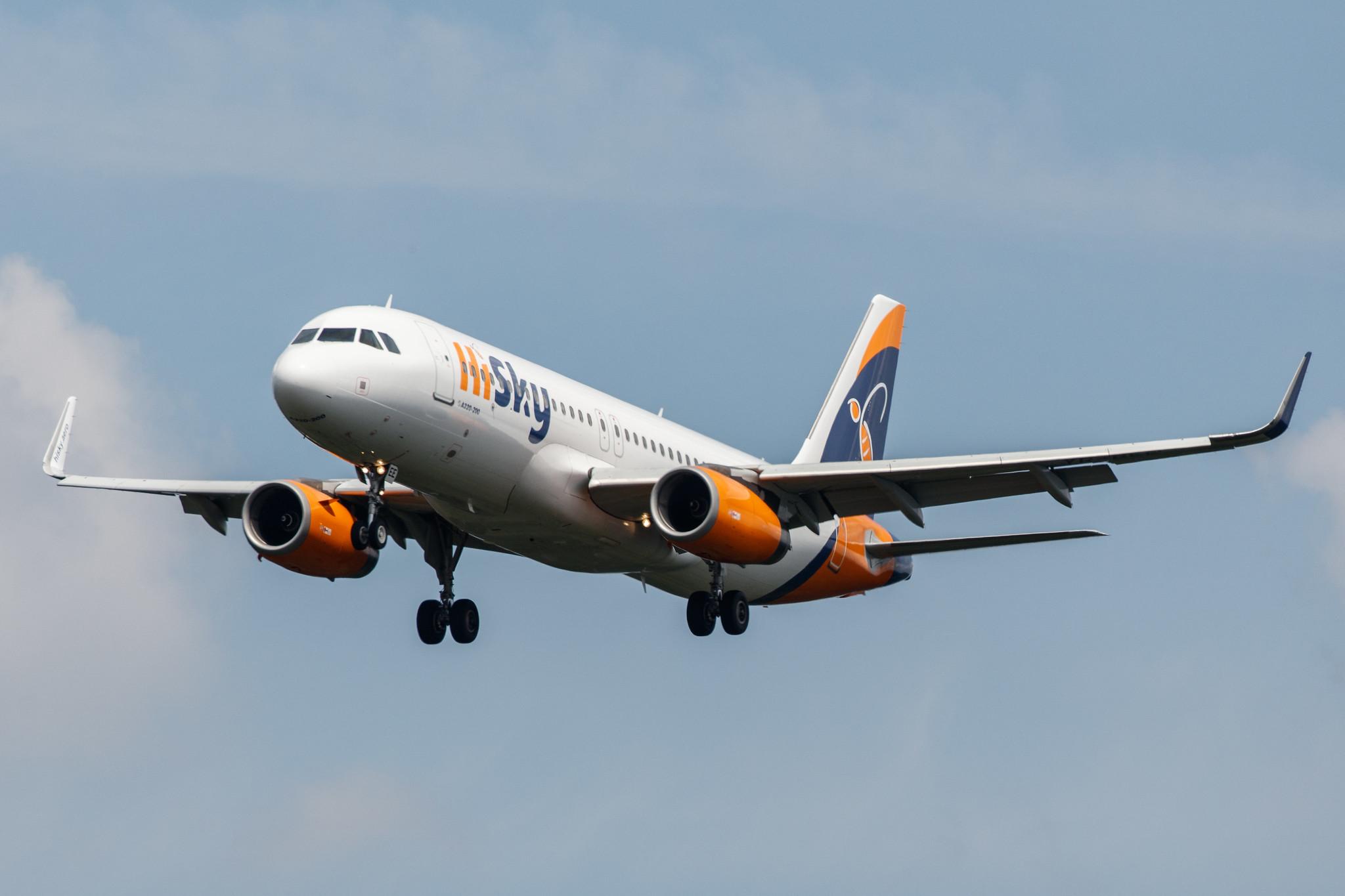 Frankfurt Airport: HiSky (/ HYM) | Operator: HiSky Europe |  Airbus A320-232 A320 | YR-BEE | MSN 06223