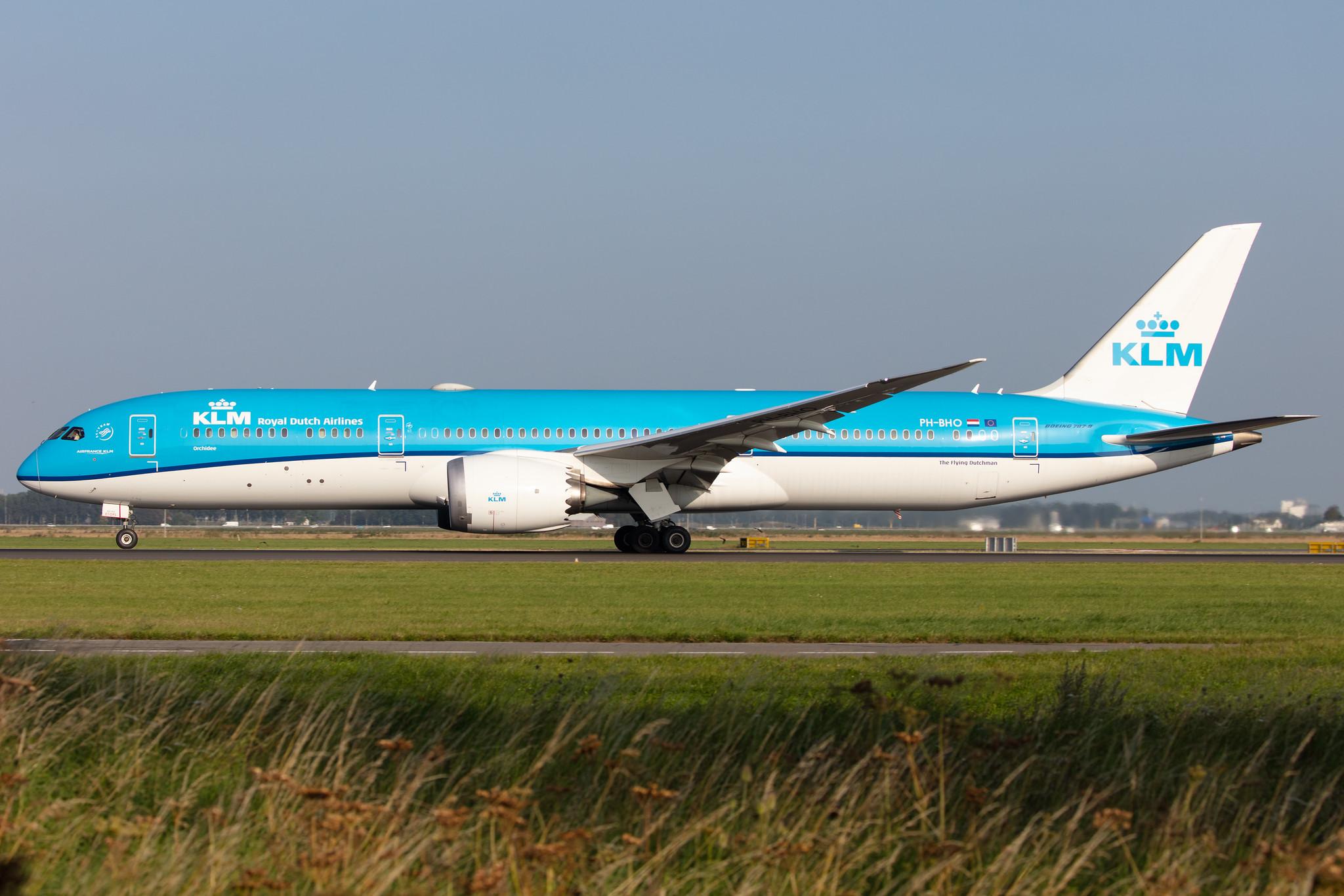 Amsterdam Schiphol: KLM (KL / KLM) |  Boeing 787-9 Dreamliner B789 | PH-BHO | MSN 42509