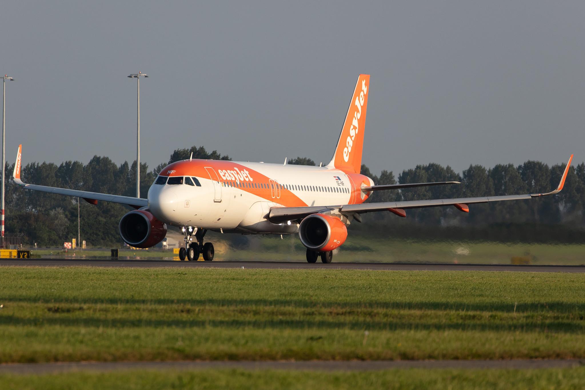Amsterdam Schiphol: easyJet (U2 / EZY) | Operator: easyJet Europe |  Airbus A320-214 A320 | OE-INF | MSN 7785