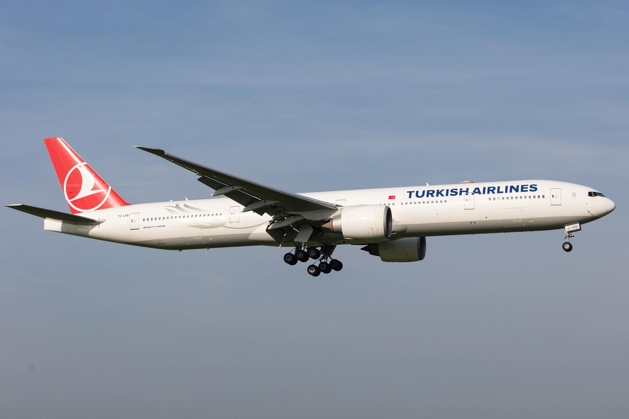 Amsterdam Schiphol: Turkish Airlines (TK / THY) |  Boeing 777-36N(ER) B77W | TC-LKB | MSN 41819