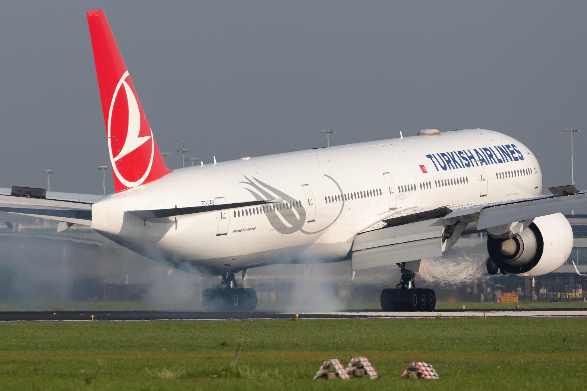 Amsterdam Schiphol: Turkish Airlines (TK / THY) |  Boeing 777-36N(ER) B77W | TC-LKB | MSN 41819