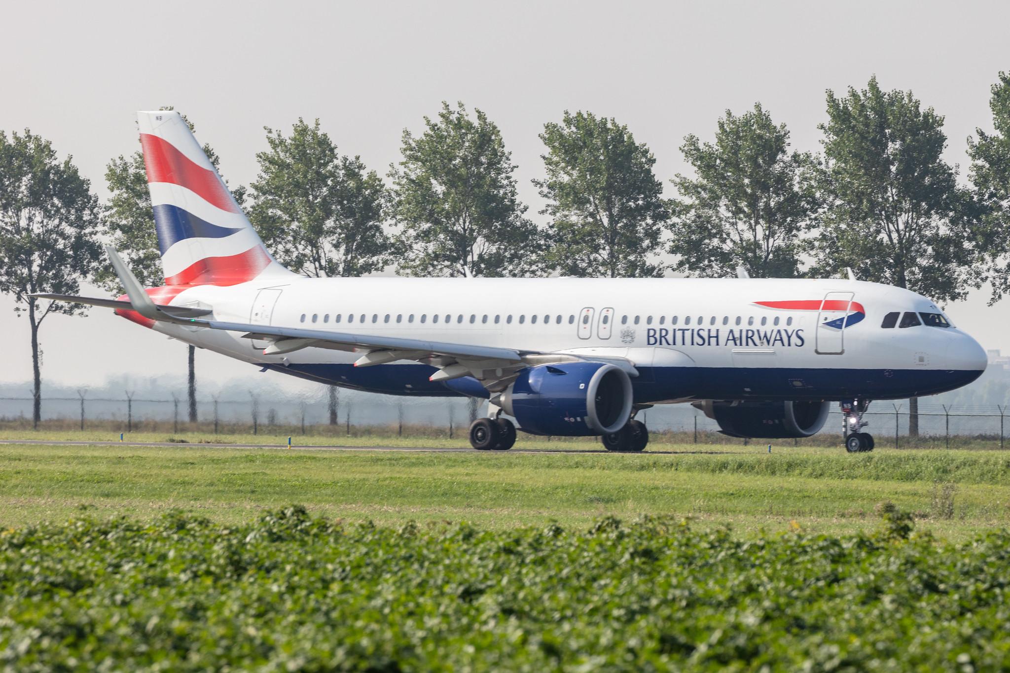 Amsterdam Schiphol: British Airways (BA / BAW) |  Airbus A320-251N A20N | G-TTNB  | MSN 8139