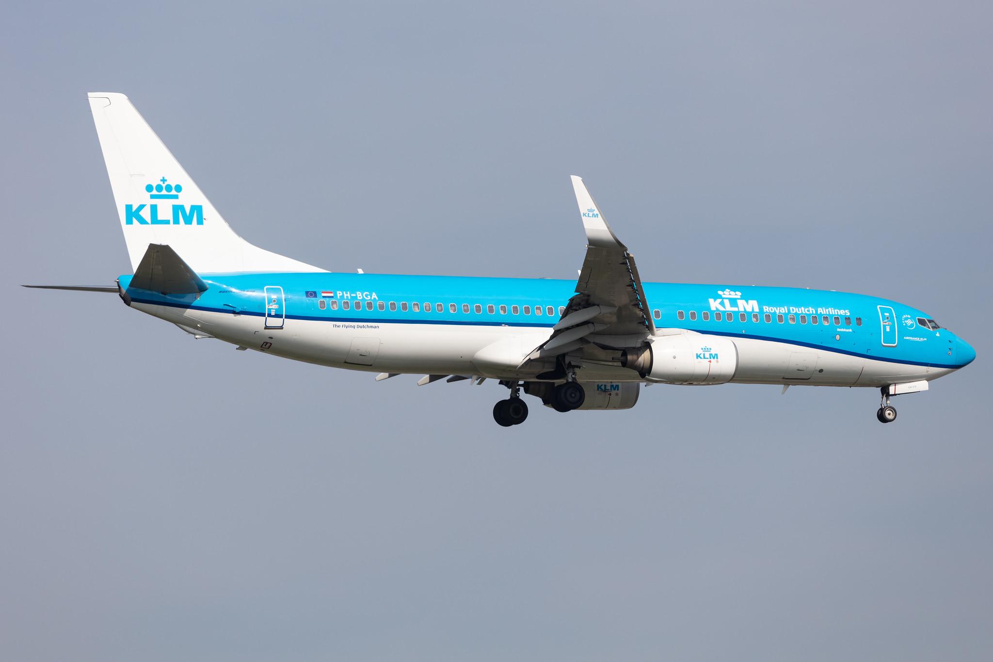 Amsterdam Schiphol: KLM (KL / KLM) |  Boeing 737-8K2 B738 | PH-BGA | MSN 37593