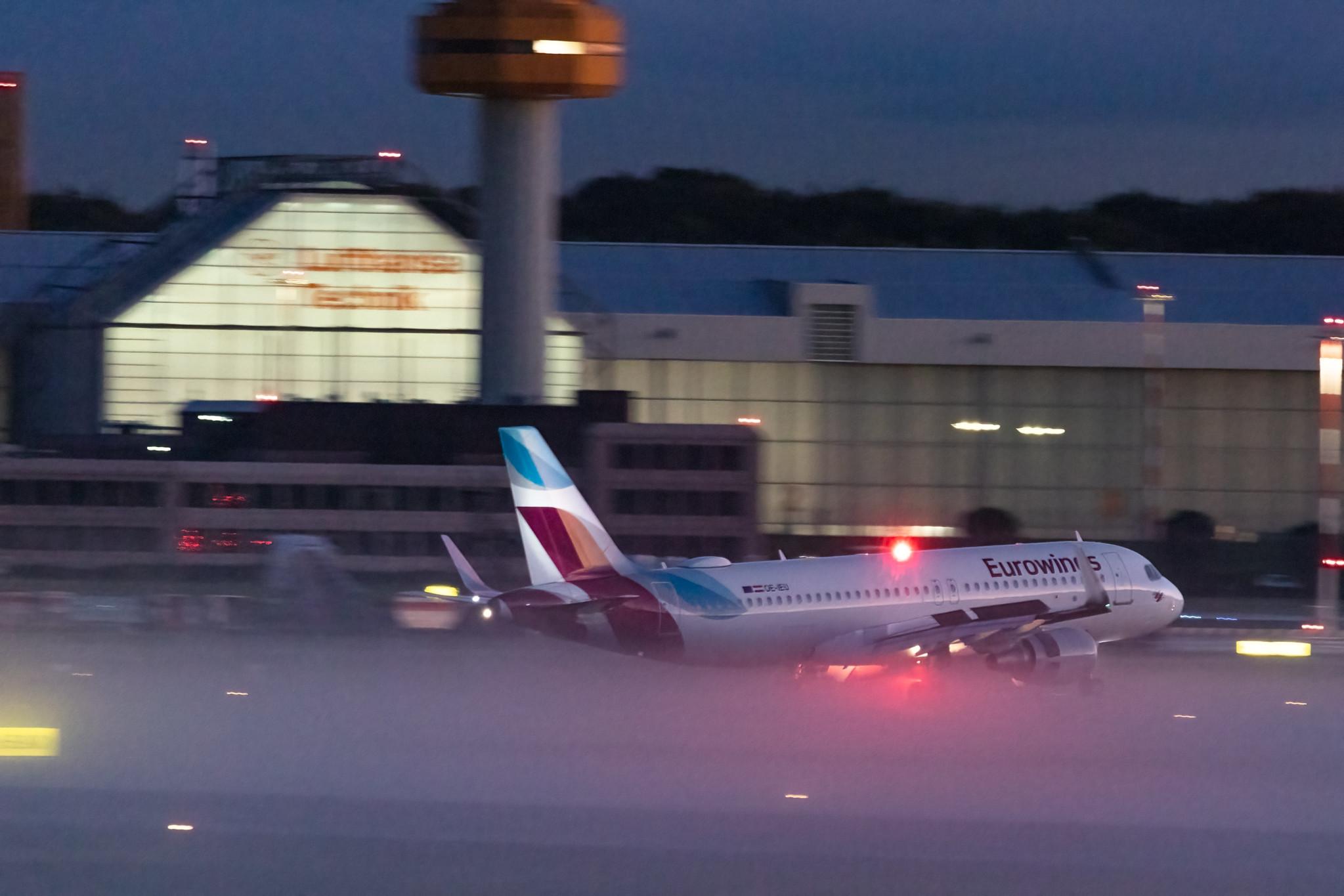 Hamburg Airport: Eurowings (EW / EWG) | Operator: Eurowings Europe |  Airbus A320-214 A320 | OE-IEU | MSN 6953