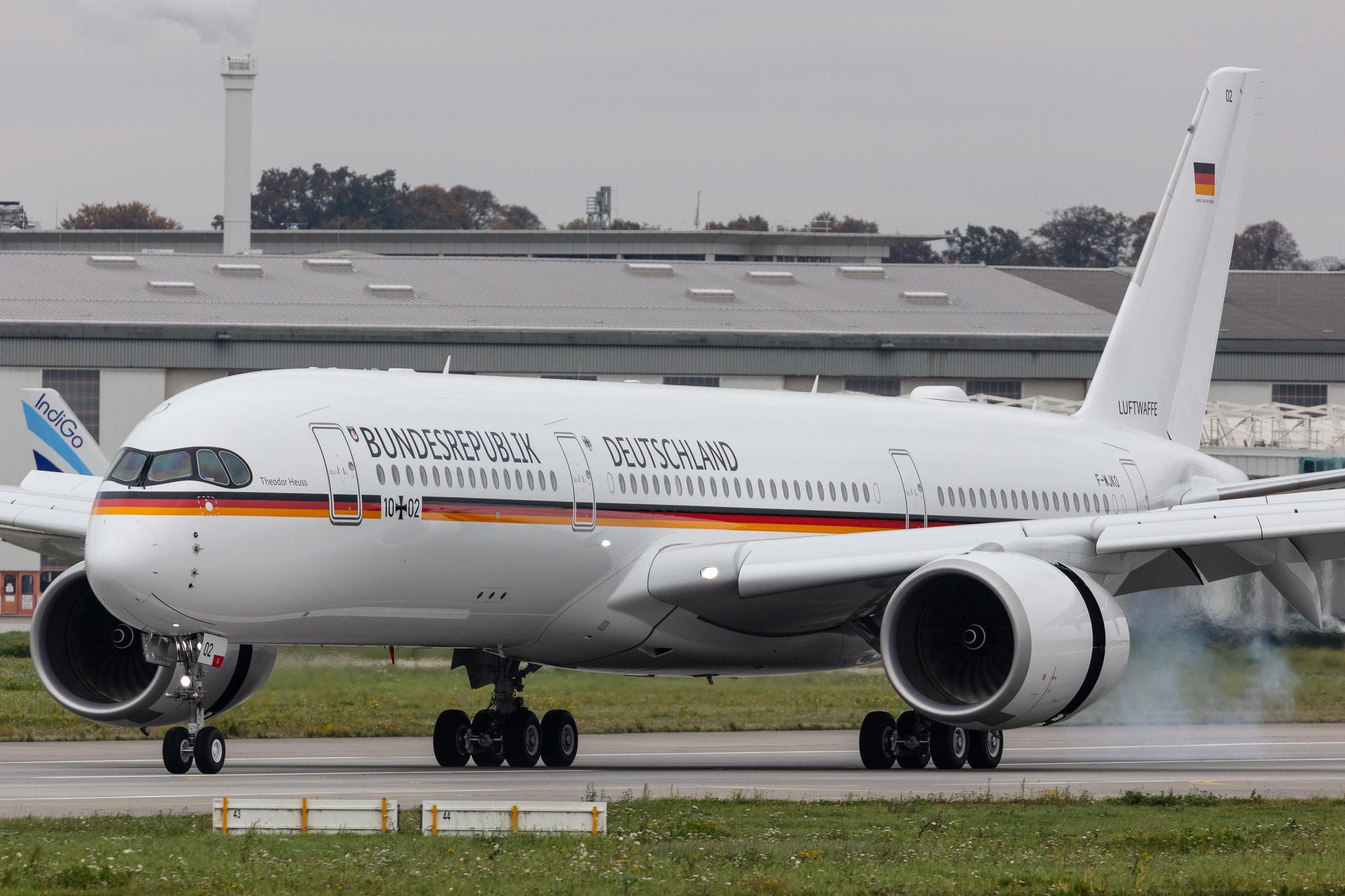 Hamburg Finkenwerder: German Air Force (/ GAF) | Airbus A350-941 (A359)  | F-WJKO | MSN 526