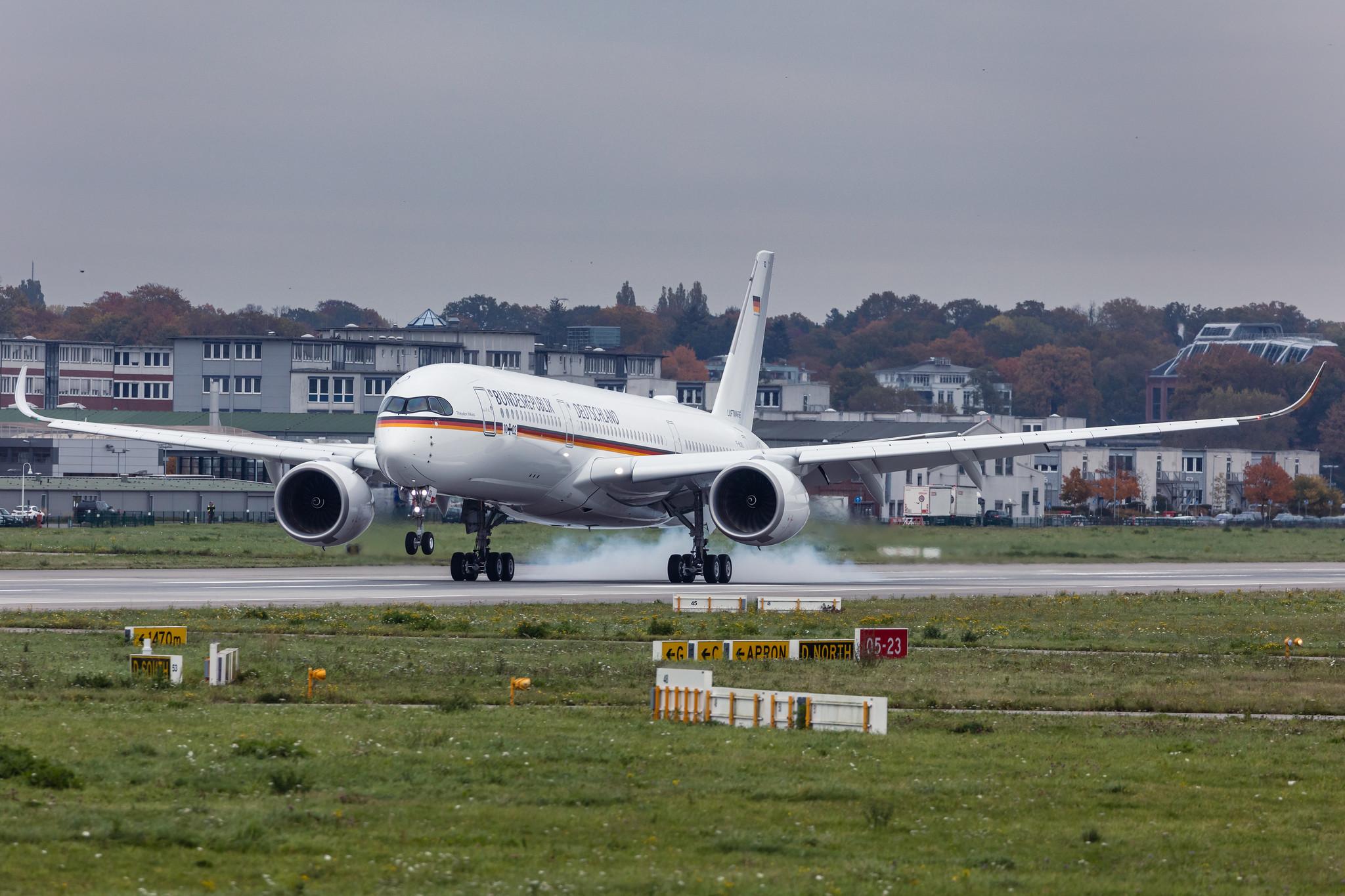 Hamburg Finkenwerder: German Air Force (/ GAF) | Airbus A350-941 (A359)  | F-WJKO | MSN 526