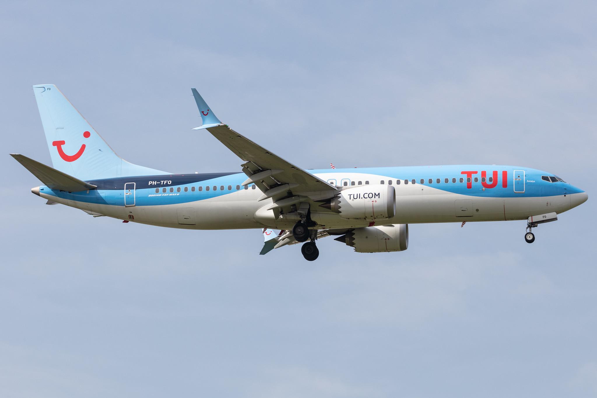 Amsterdam Schiphol: TUI (X3 / TUI) | Operator: TUI fly Netherlands |  Boeing 737 MAX 8 B38M | PH-TFO | MSN 44598