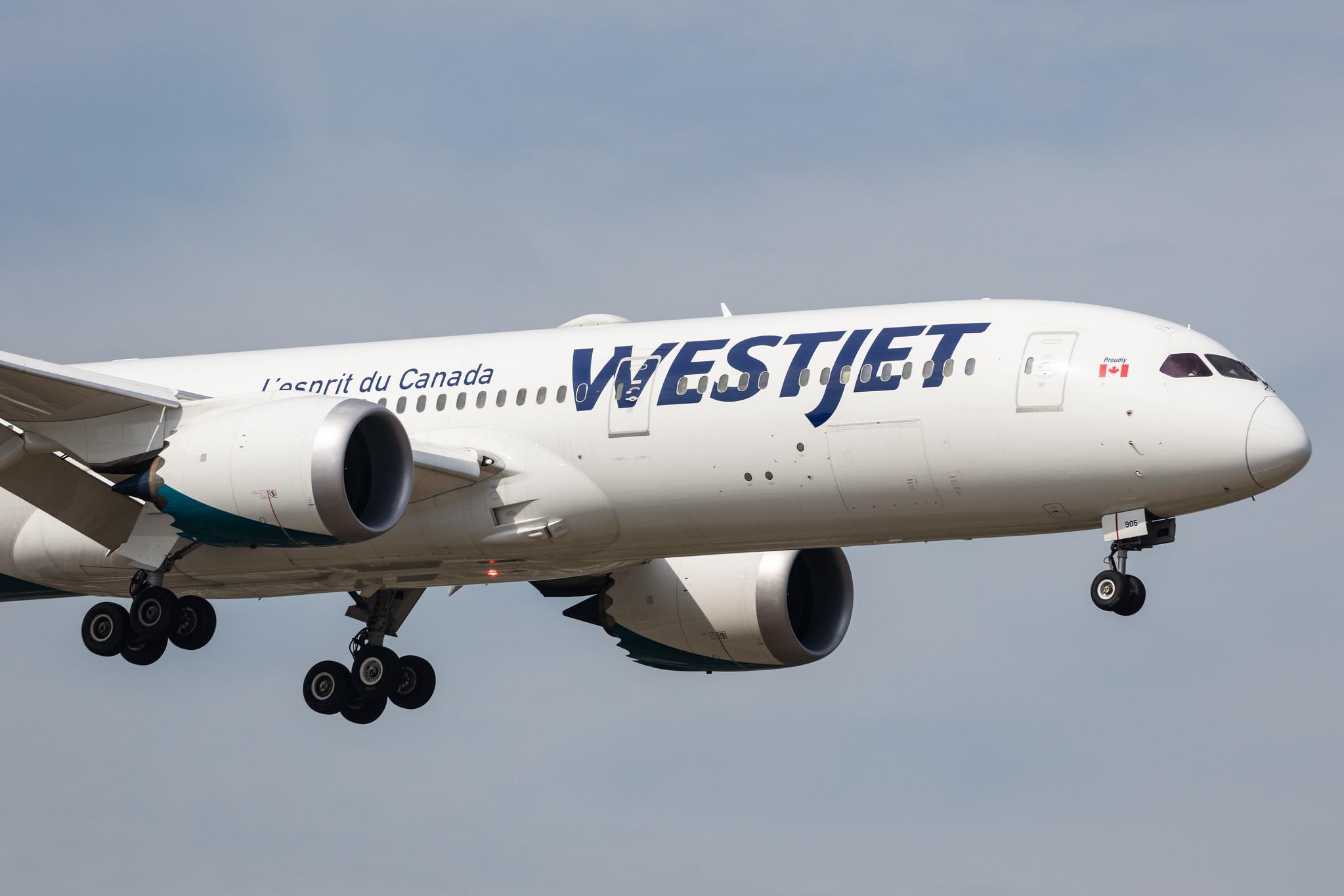 Amsterdam Schiphol: WestJet (WS / WJA) |  Boeing 787-9 Dreamliner B789 | C-GKKN | MSN 64977