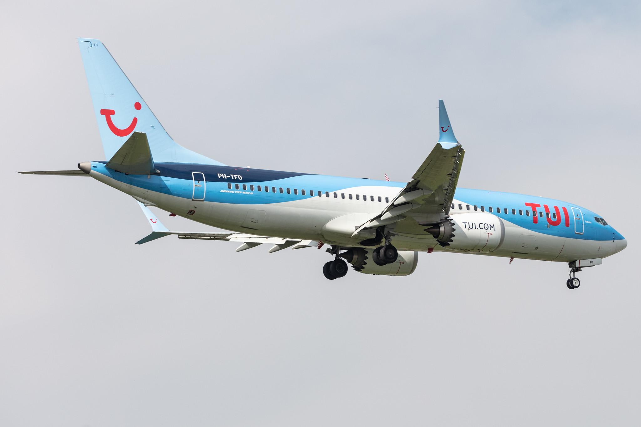 Amsterdam Schiphol: TUI (X3 / TUI) | Operator: TUI fly Netherlands |  Boeing 737 MAX 8 B38M | PH-TFO | MSN 44598