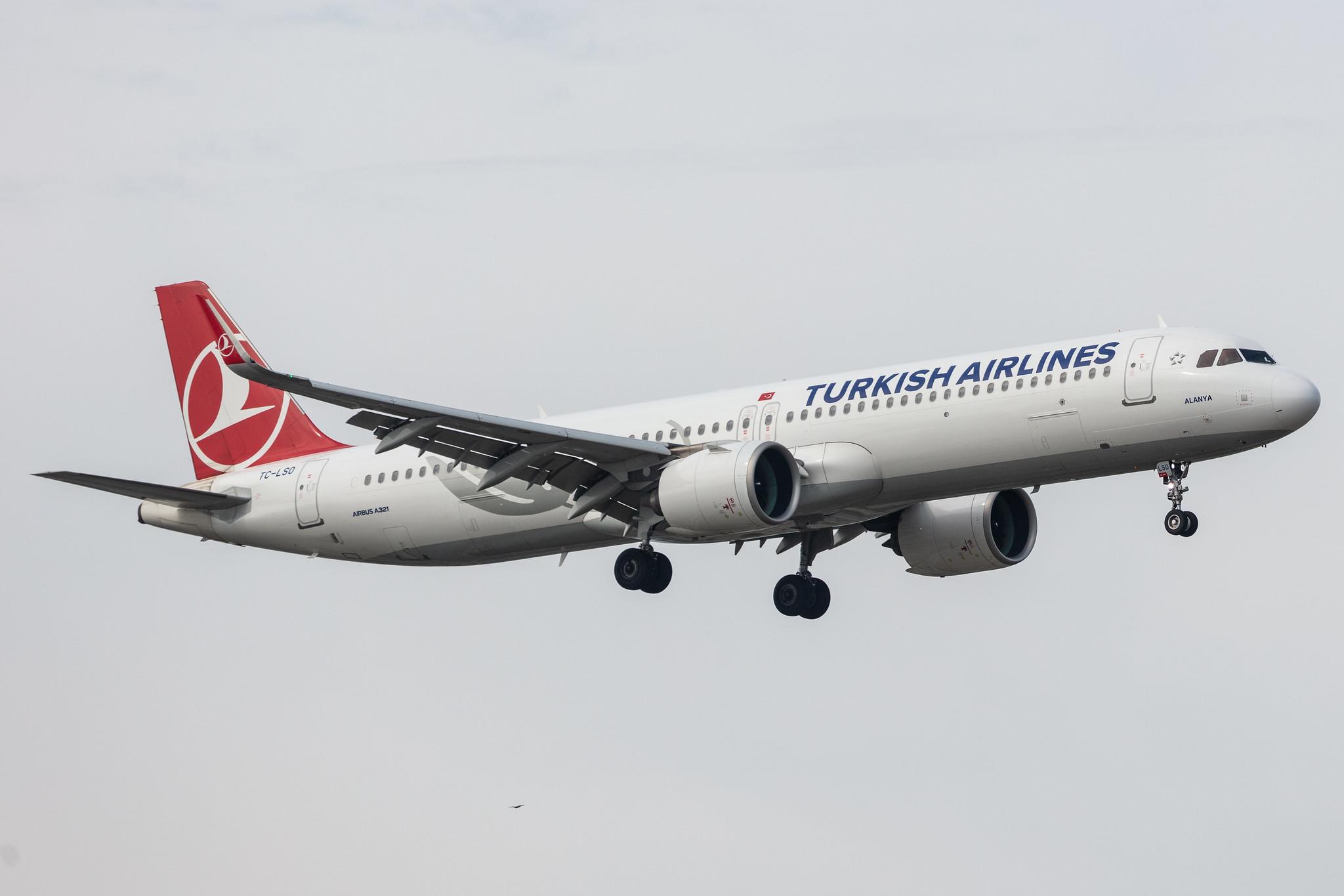 Amsterdam Schiphol: Turkish Airlines (TK / THY) |  Airbus A321-271NX A21N | TC-LSO | MSN 09095