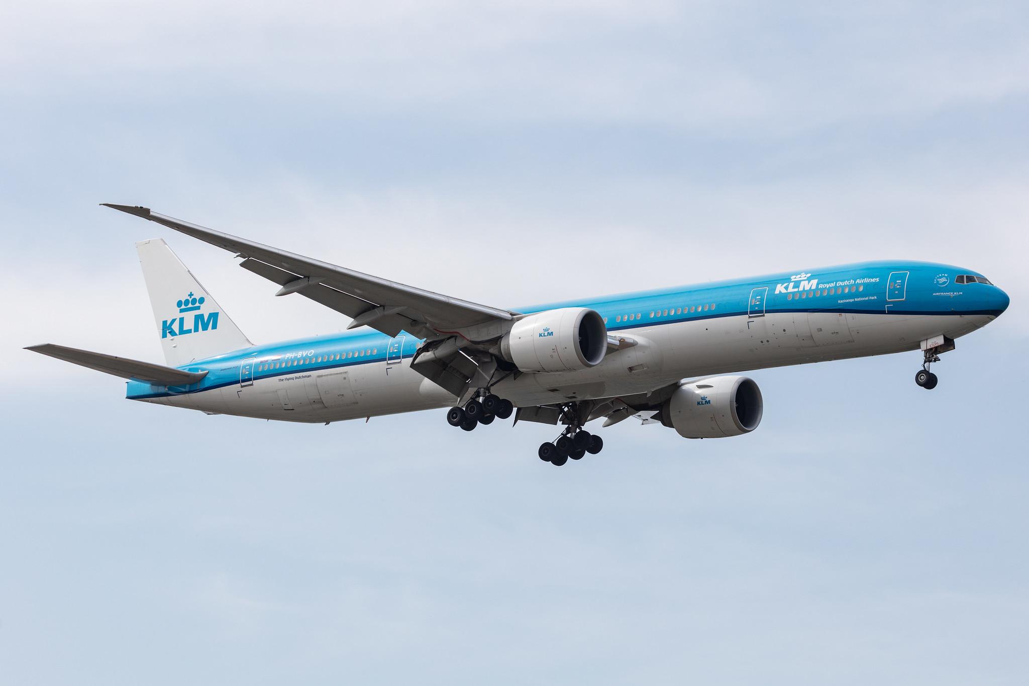 Amsterdam Schiphol: KLM (KL / KLM) |  Boeing 777-306(ER) B77W | PH-BVO | MSN 35946